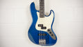 Fender Japan Jazz Bass 62 Reissue PJ Pickups - Badass Bridge - Translucent Blue - Matching Headstock