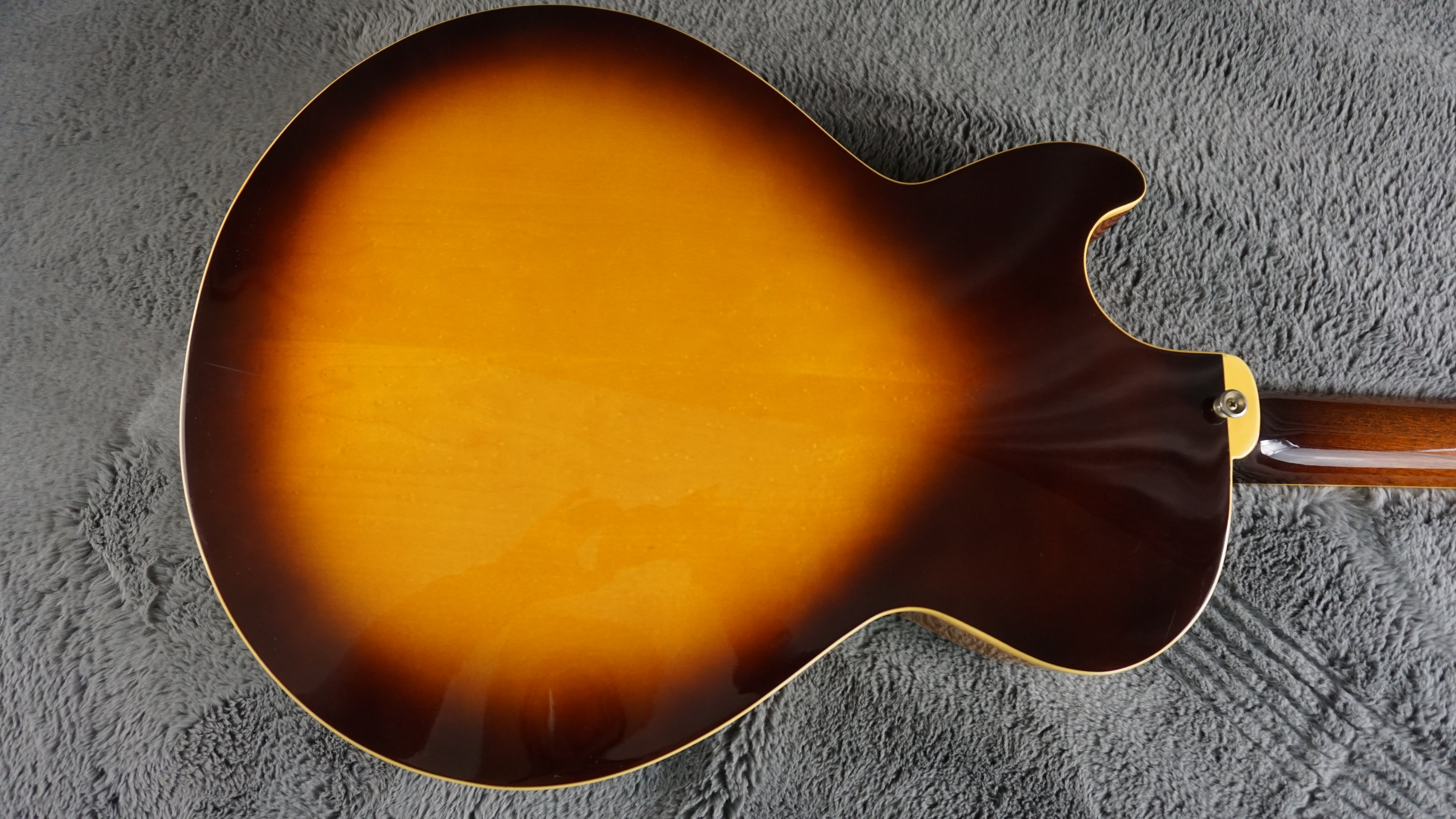 Terada HM Semi Hollowbody Electric Guitar Sunburst - Japan w/ Case