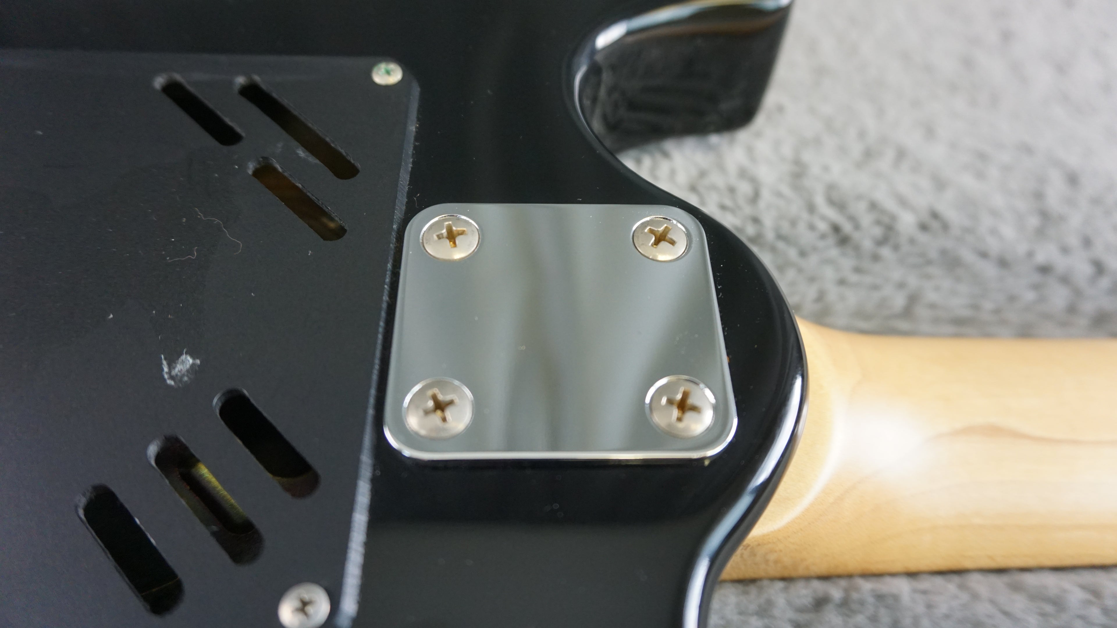 Marine Rider Mosrite Ventures Model with Built In Amp Black