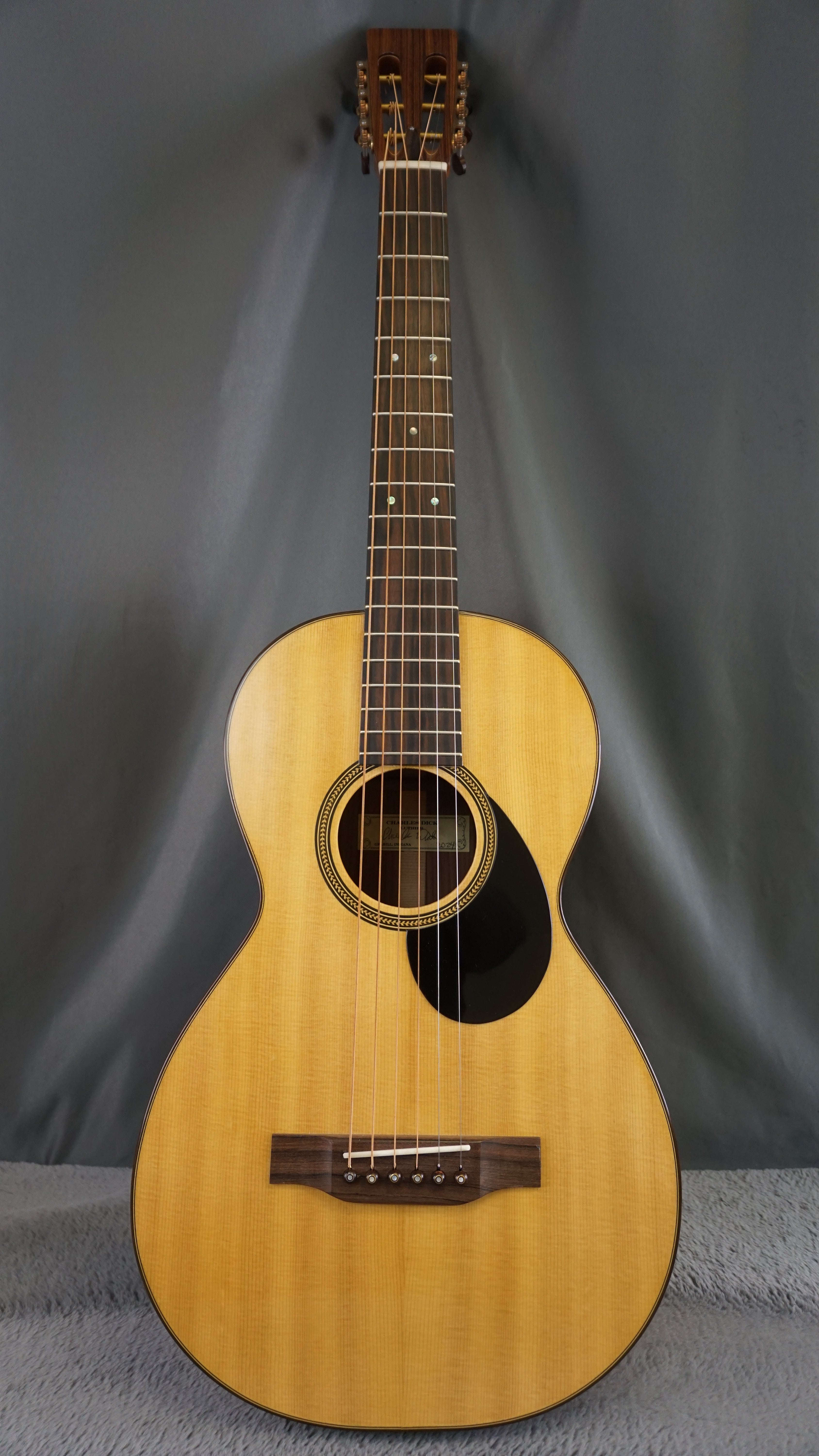 Charles Dick Parlor 2024 - Sitka Spruce/East Indian Rosewood - X Braced