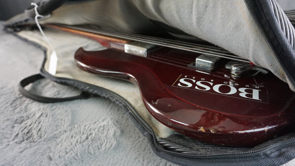 Greco SG-Style Bass MIJ Cherry Red Vintage Short Scale Bass Guitar
