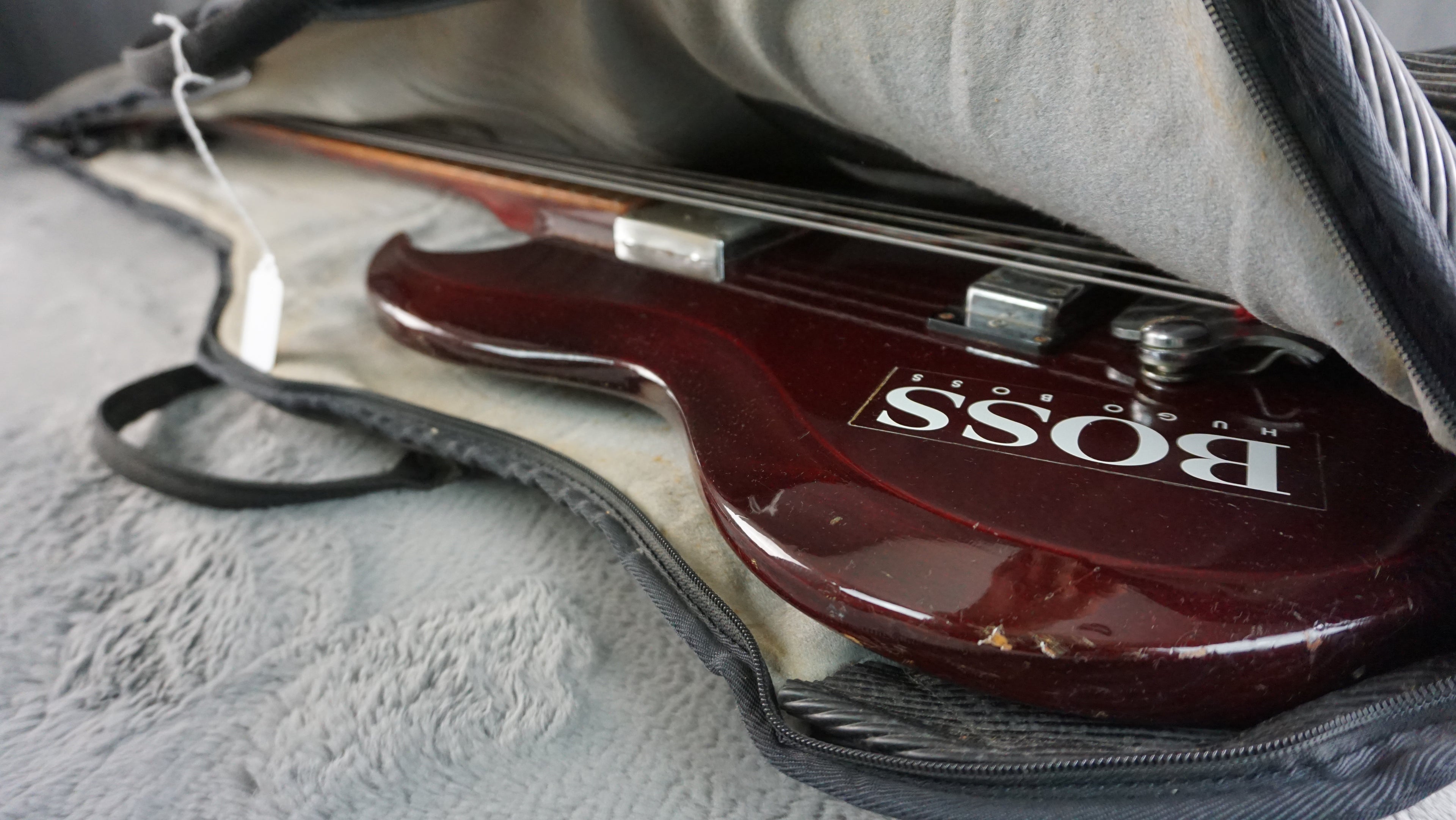 Greco SG-Style Bass MIJ Cherry Red Vintage Short Scale Bass Guitar