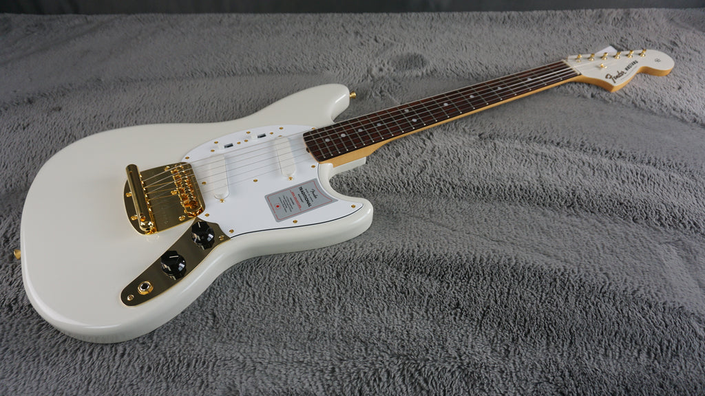 Fender Traditional Mustang 2025 Collection Japan White Pearl Rosewood w/ Gold Hardware