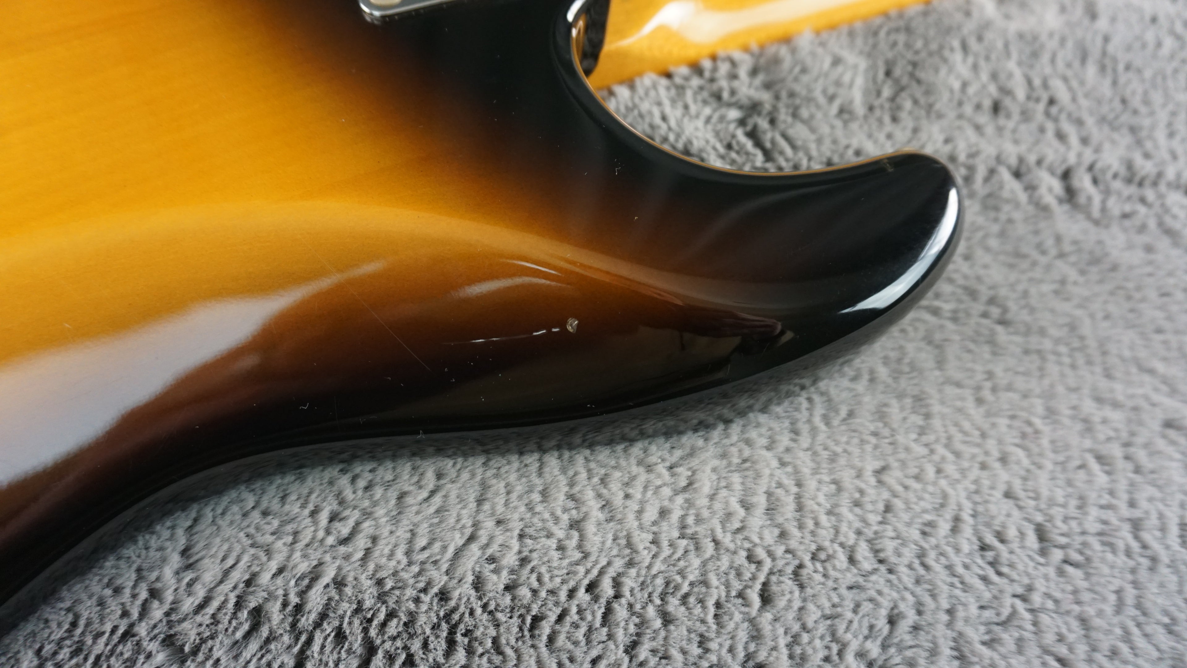 1987 MIJ Squier Stratocaster Fujigen E-Series Sunburst w/ ESP Rail Pickup & Fender Case