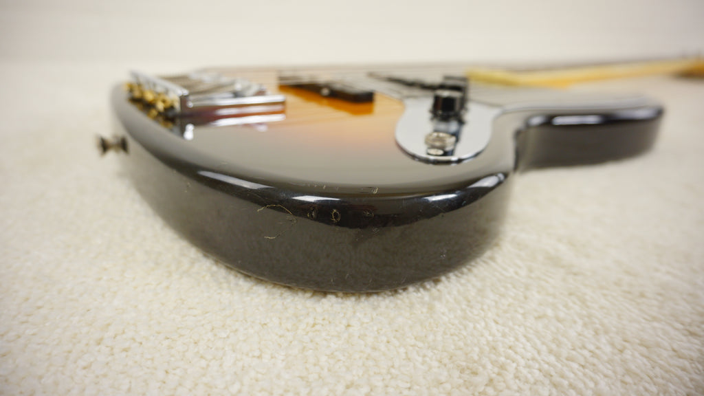 Fender Japan JB-75 Jazz Bass w/ Badass II Bridge – 3-Tone Sunburst 02-04