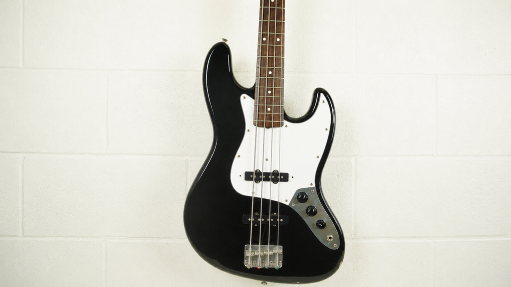 1984–1987 Fender Japan JB62 '62 Reissue Jazz Bass Black Fujigen