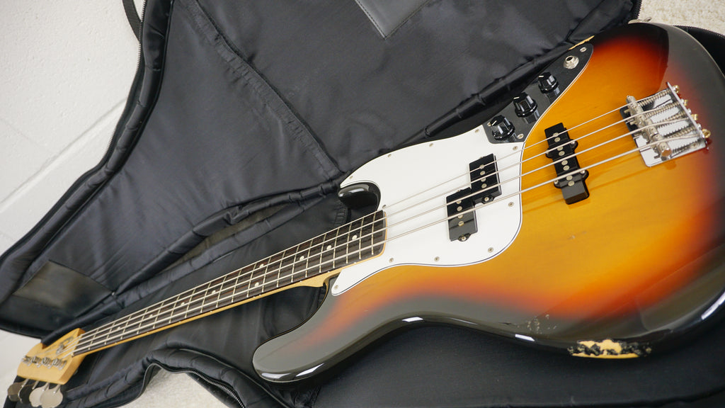 Fender Japan Jazz Bass Standard PJ 3-Tone Sunburst