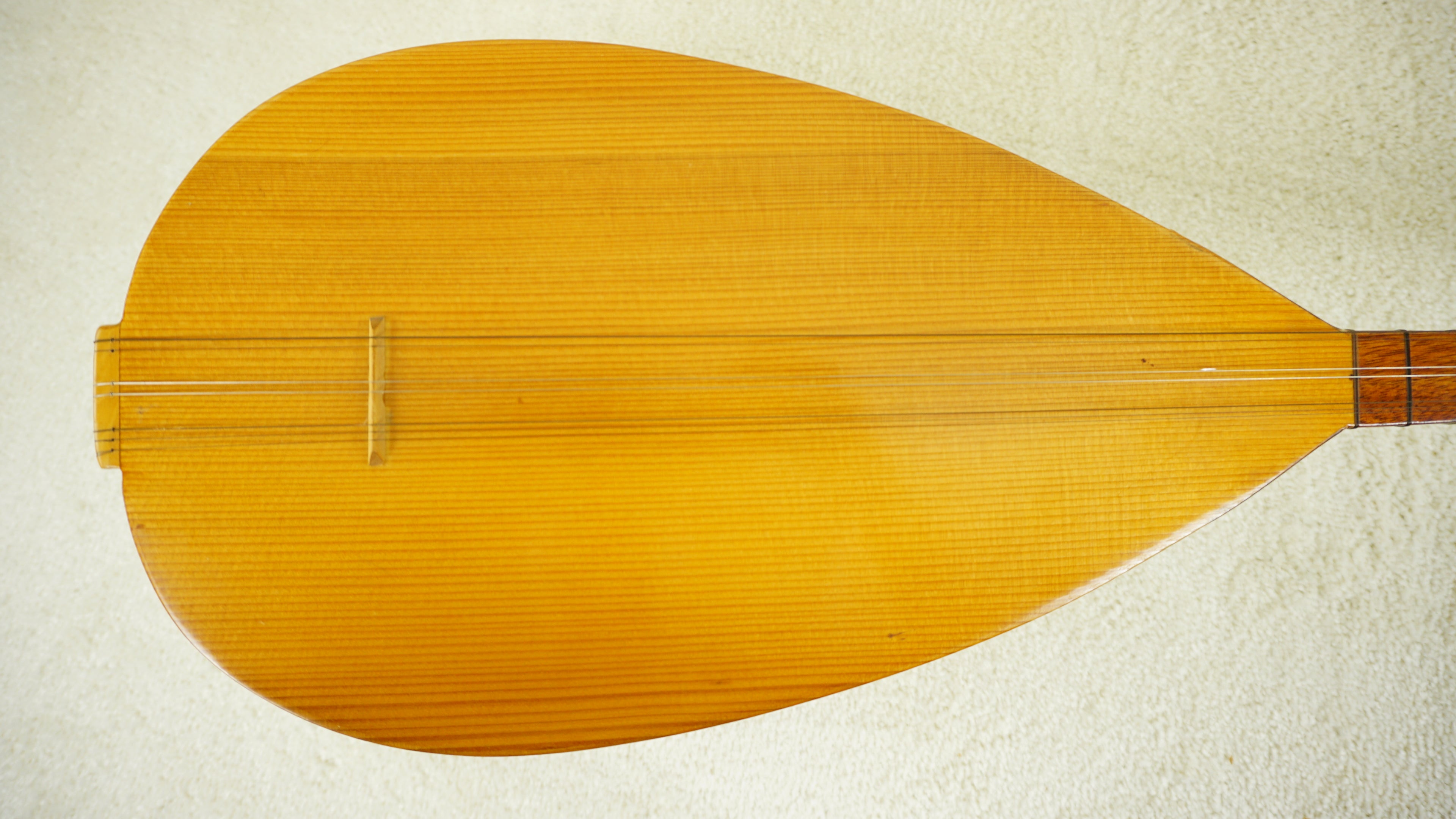 Turkish Baglama Saz Long Neck Folk Lute Handmade String Instrument