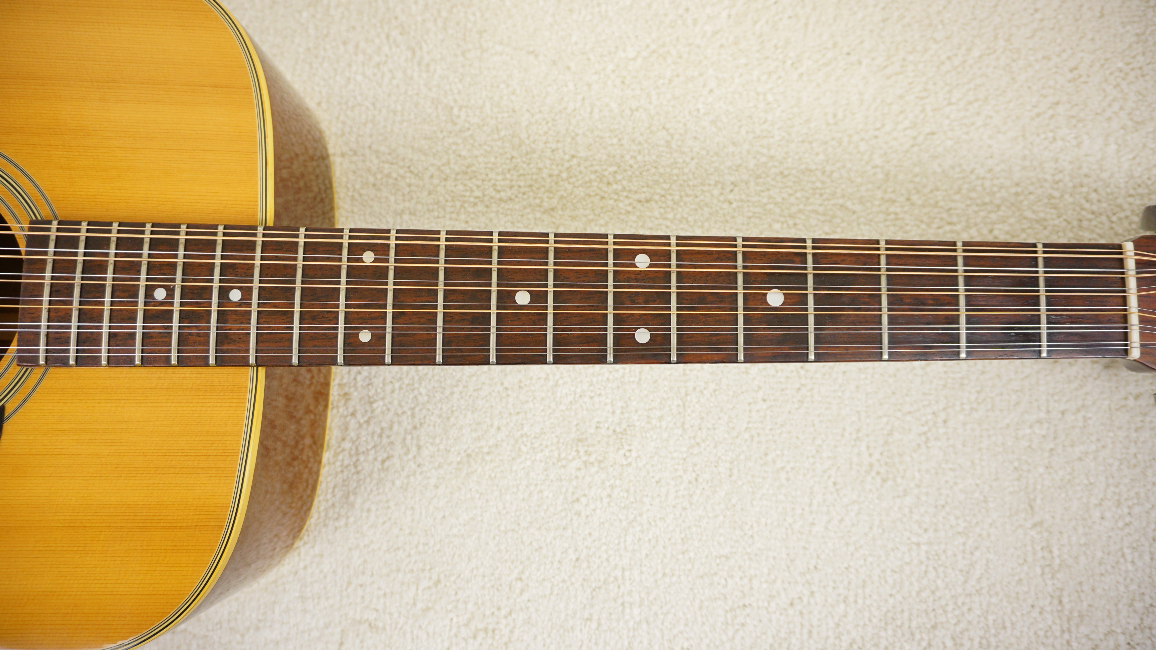 Cat's Eyes CE-350TW 12-String Acoustic Guitar MIJ Japan w/ Hard Case