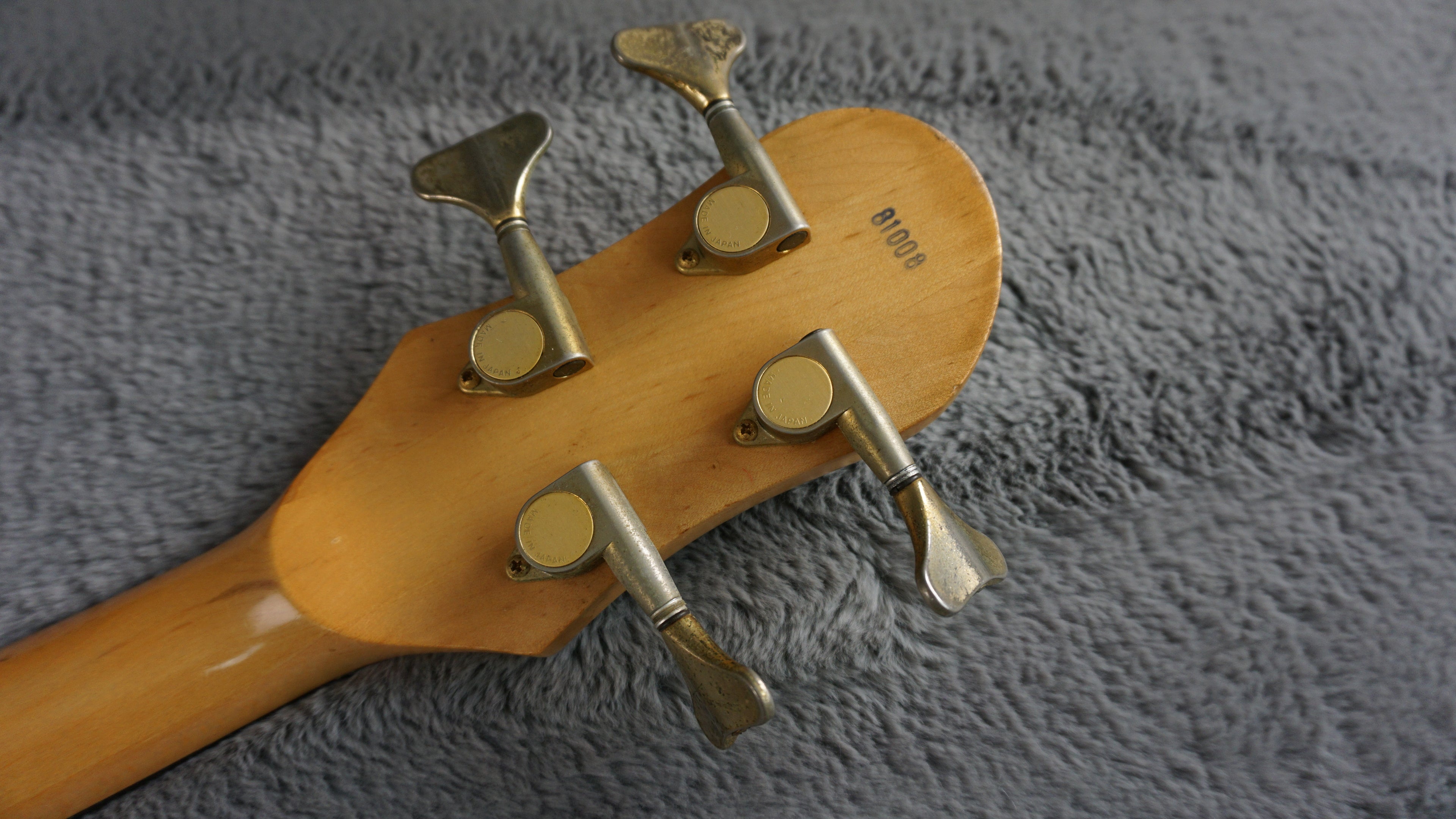 Greco Phoenix Bass MIJ Neck Through Bass Natural Finish Vintage Japan