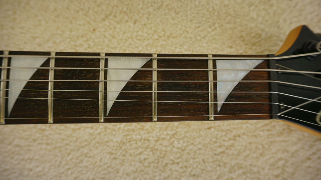 1998 Grover Jackson RR-CU50Q Rhoads Transparent Red Quilt MIJ w/ Jackson Hard Case