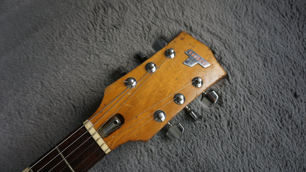 1960s Teisco EP-18 Triple Pickup Hollowbody Japan Vintage Electric Guitar Natural