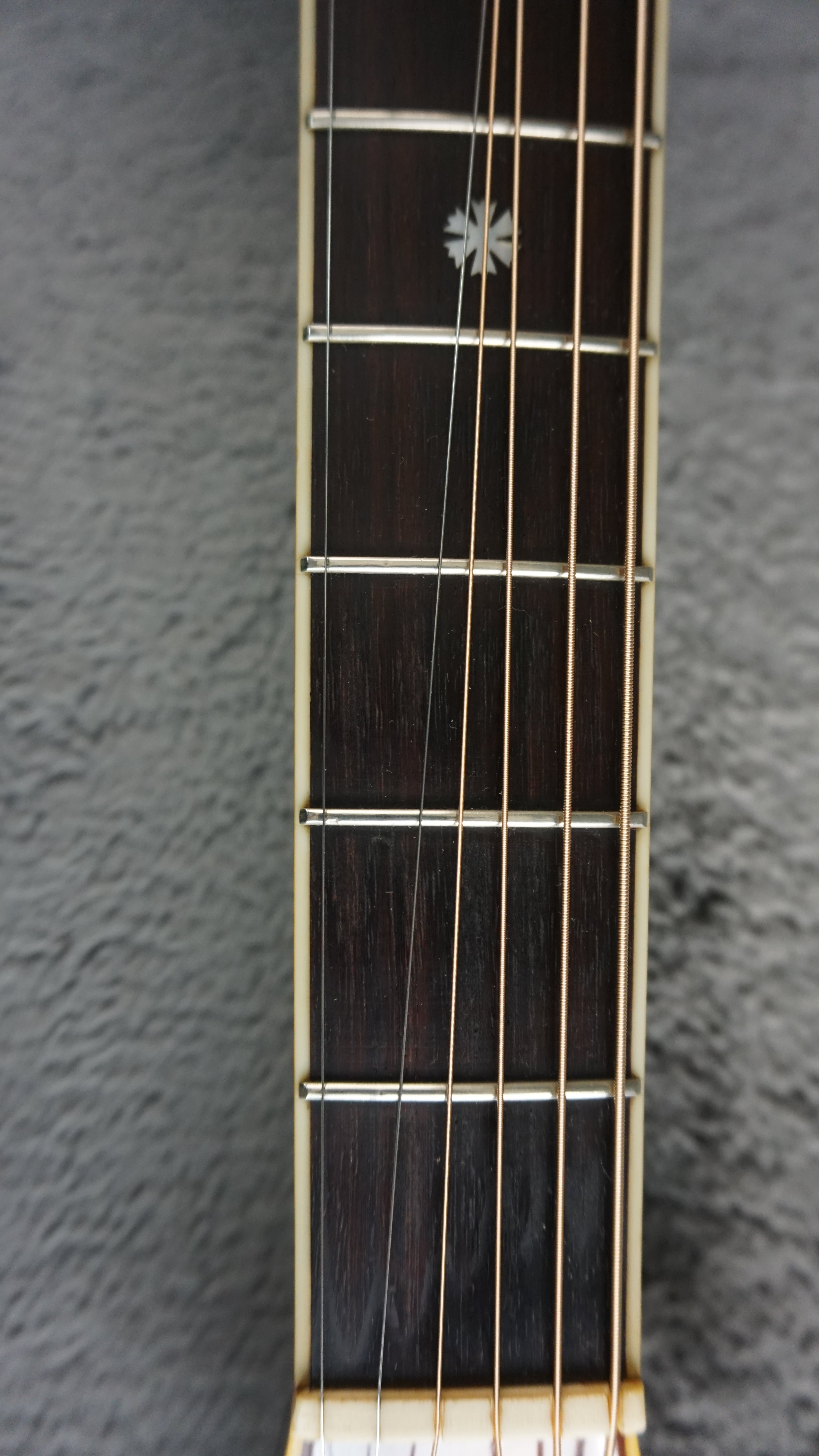 Three S W-300D Vintage Japanese Dreadnought Acoustic Guitar w/ OHSC Nagoya Japan