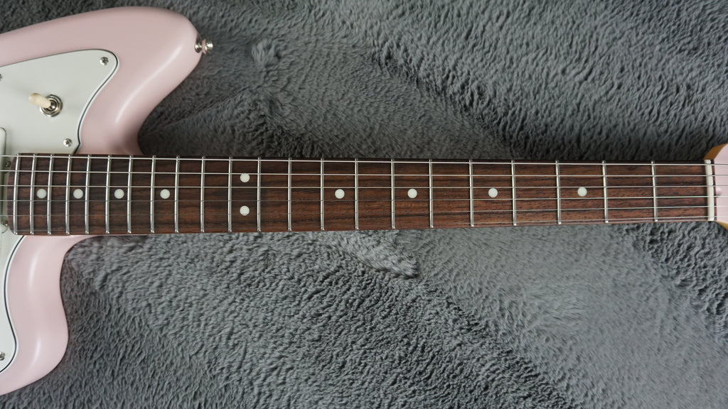 Fender Made in Japan FSR Hybrid II Jazzmaster Satin Shell Pink Kinko’s Exclusive 1 of 12