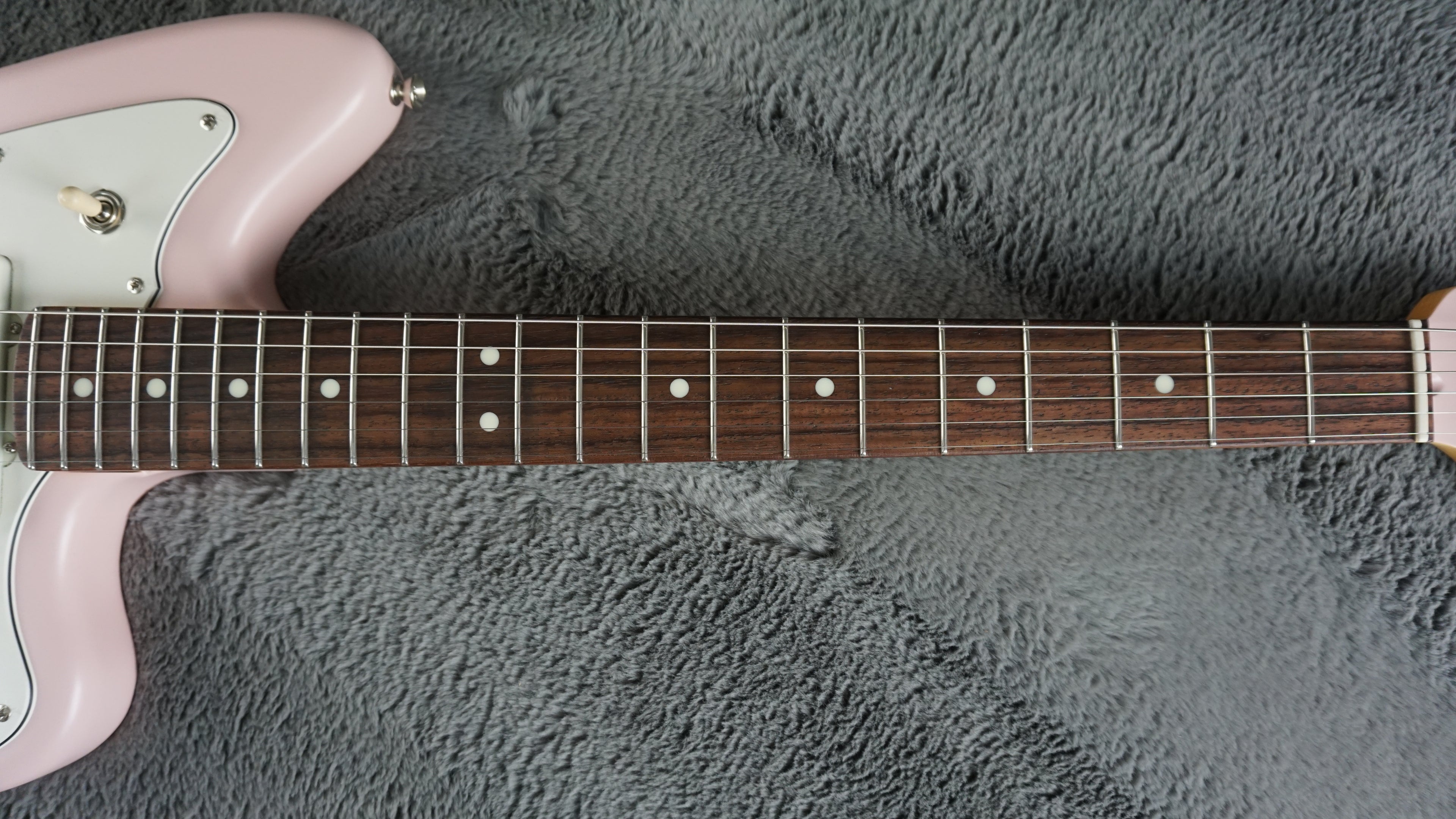 Fender Made in Japan FSR Hybrid II Jazzmaster Satin Shell Pink Kinko’s Exclusive 1 of 12