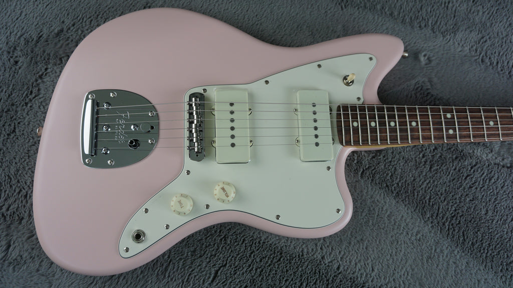 Fender Made in Japan FSR Hybrid II Jazzmaster Satin Shell Pink Kinko’s Exclusive 1 of 12
