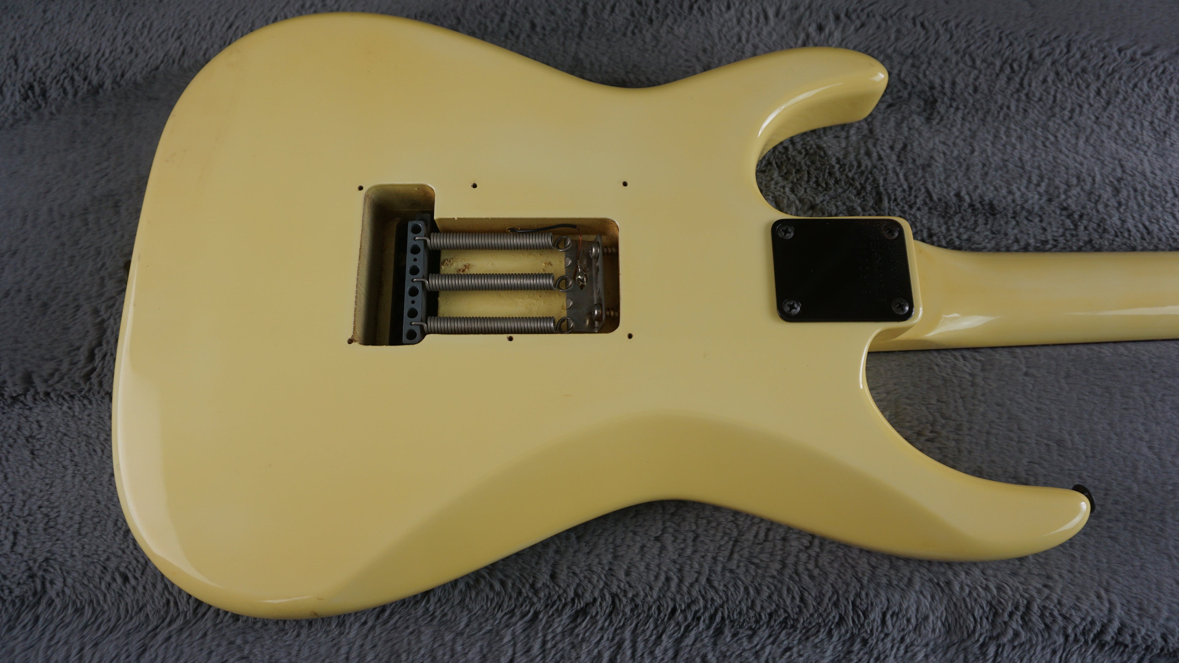 Fernandes HSS Electric Guitar - Vintage White - Japan w/ Hard Case
