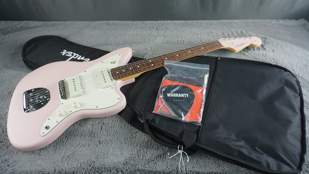 Fender Made in Japan FSR Hybrid II Jazzmaster Satin Shell Pink Kinko’s Exclusive 1 of 12