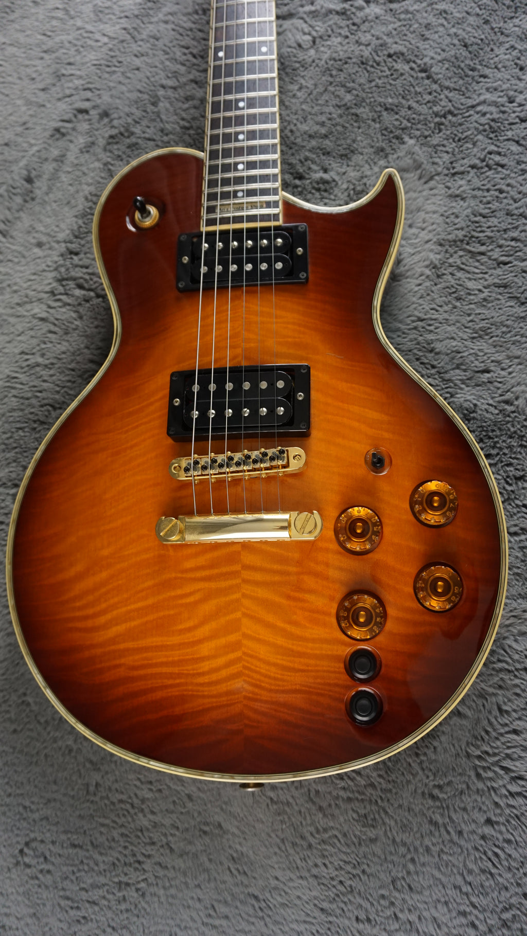 Aria Custom Shop PE-MID-I MIJ Flame Top MIDI Guitar w/ Original Case & Paperwork