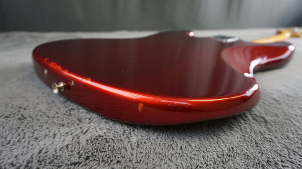 94-95 Fender Japan Jazz Bass Candy Apple Red w/ Gig Bag