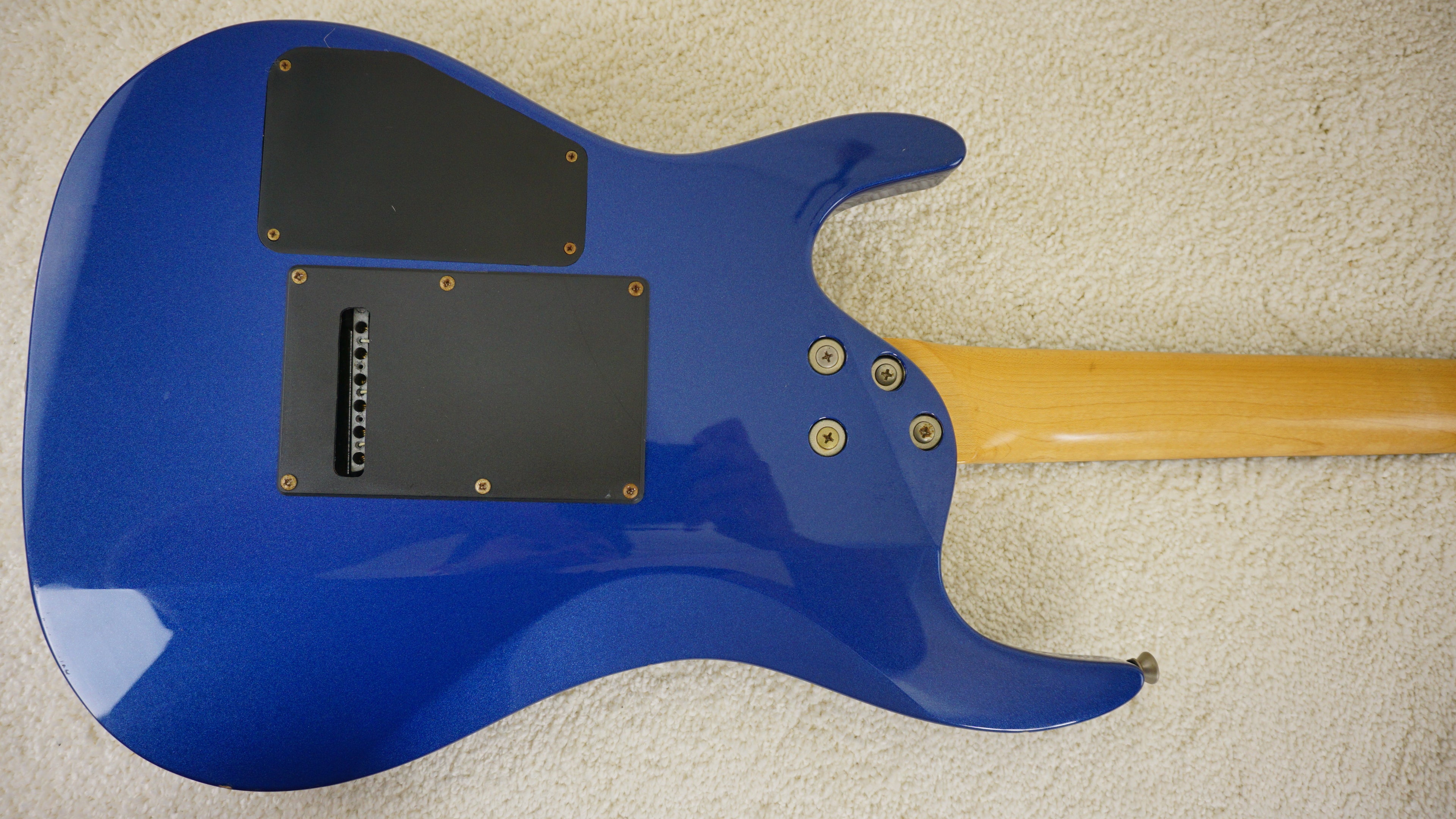 Aria Pro II MA Series Metallic Blue HSS Electric Guitar