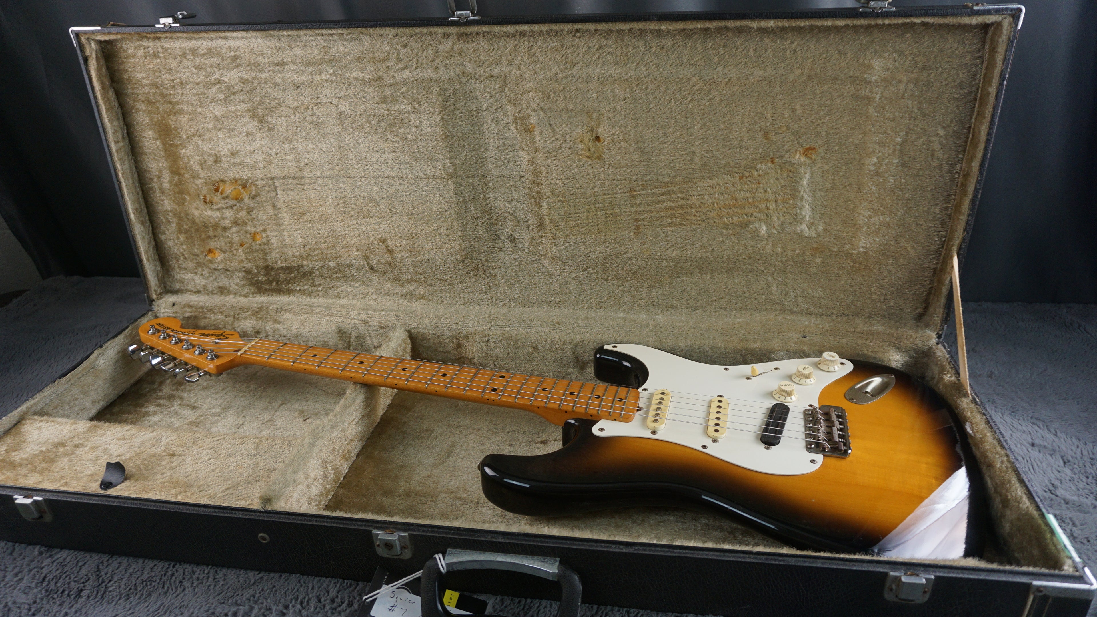 1987 MIJ Squier Stratocaster Fujigen E-Series Sunburst w/ ESP Rail Pickup & Fender Case