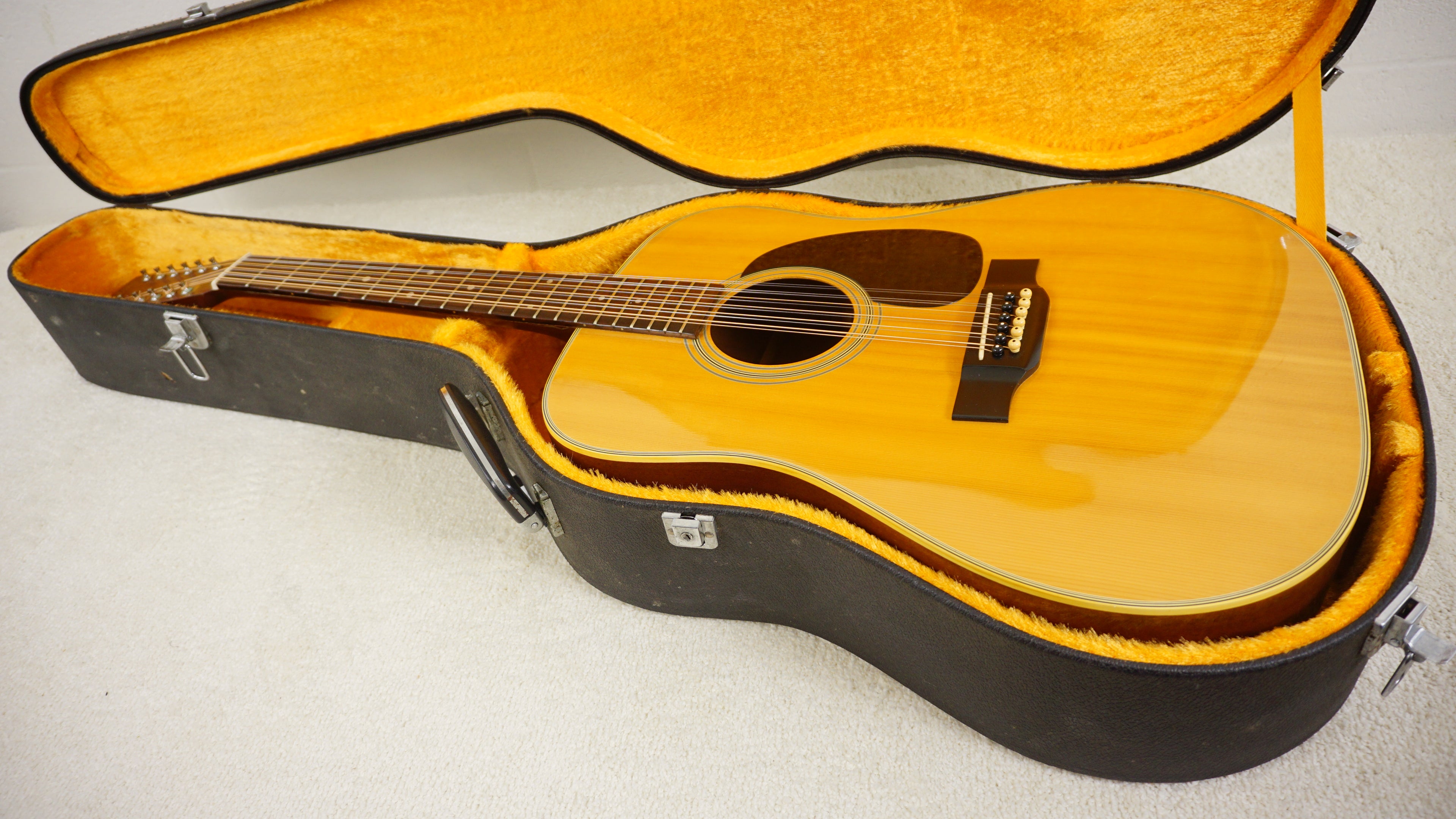 Cat's Eyes CE-350TW 12-String Acoustic Guitar MIJ Japan w/ Hard Case