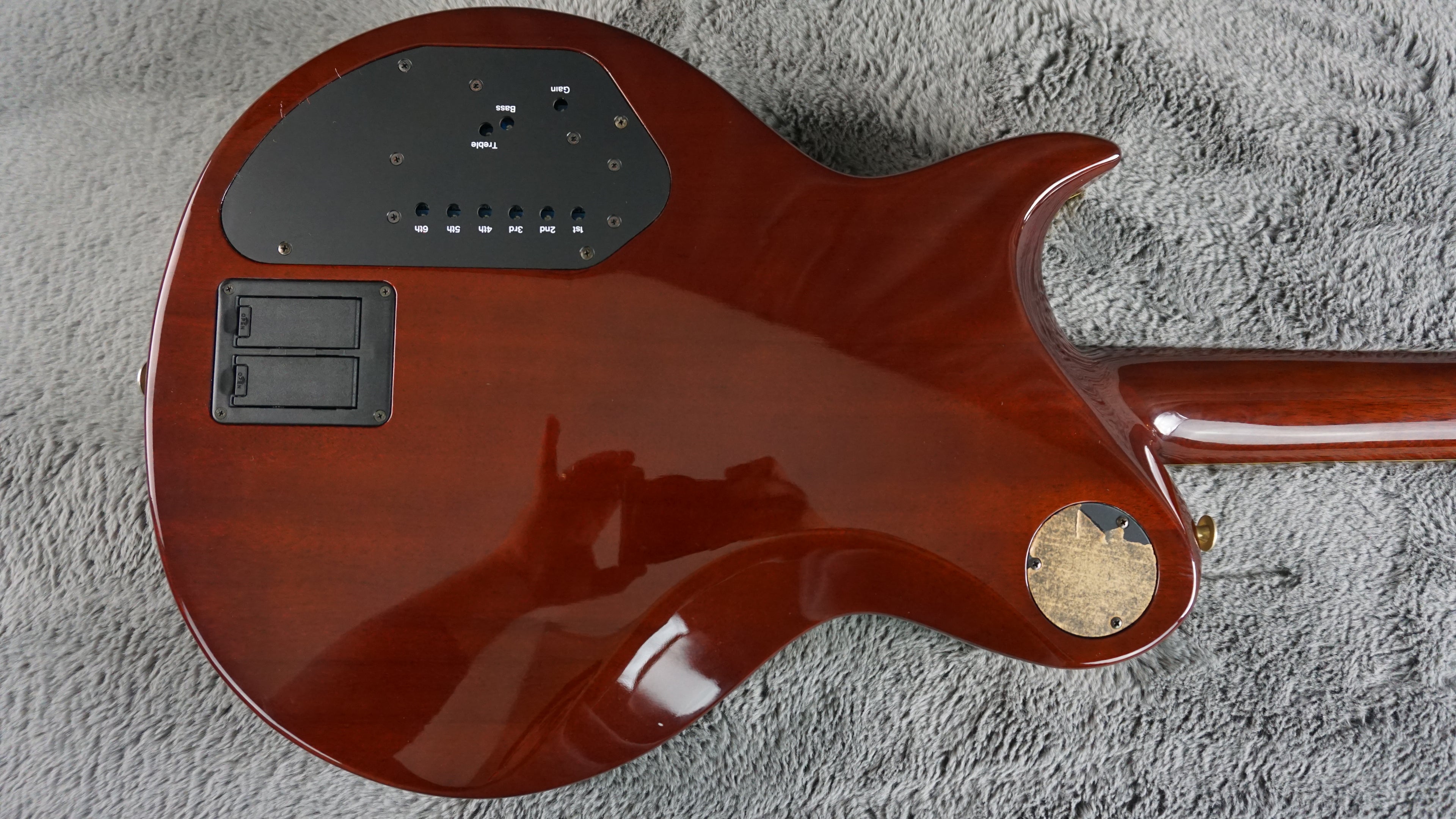 Aria Custom Shop PE-MID-I MIJ Flame Top MIDI Guitar w/ Original Case & Paperwork