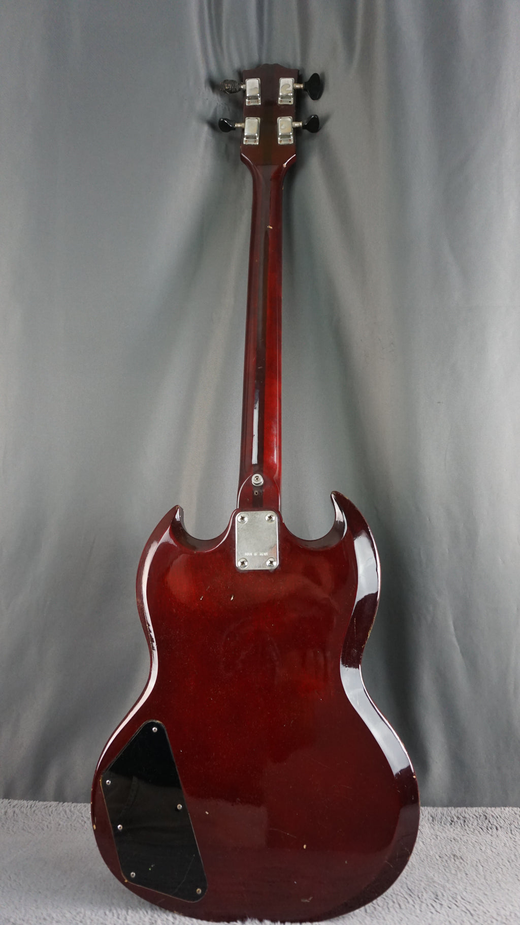 Greco SG-Style Bass MIJ Cherry Red Vintage Short Scale Bass Guitar