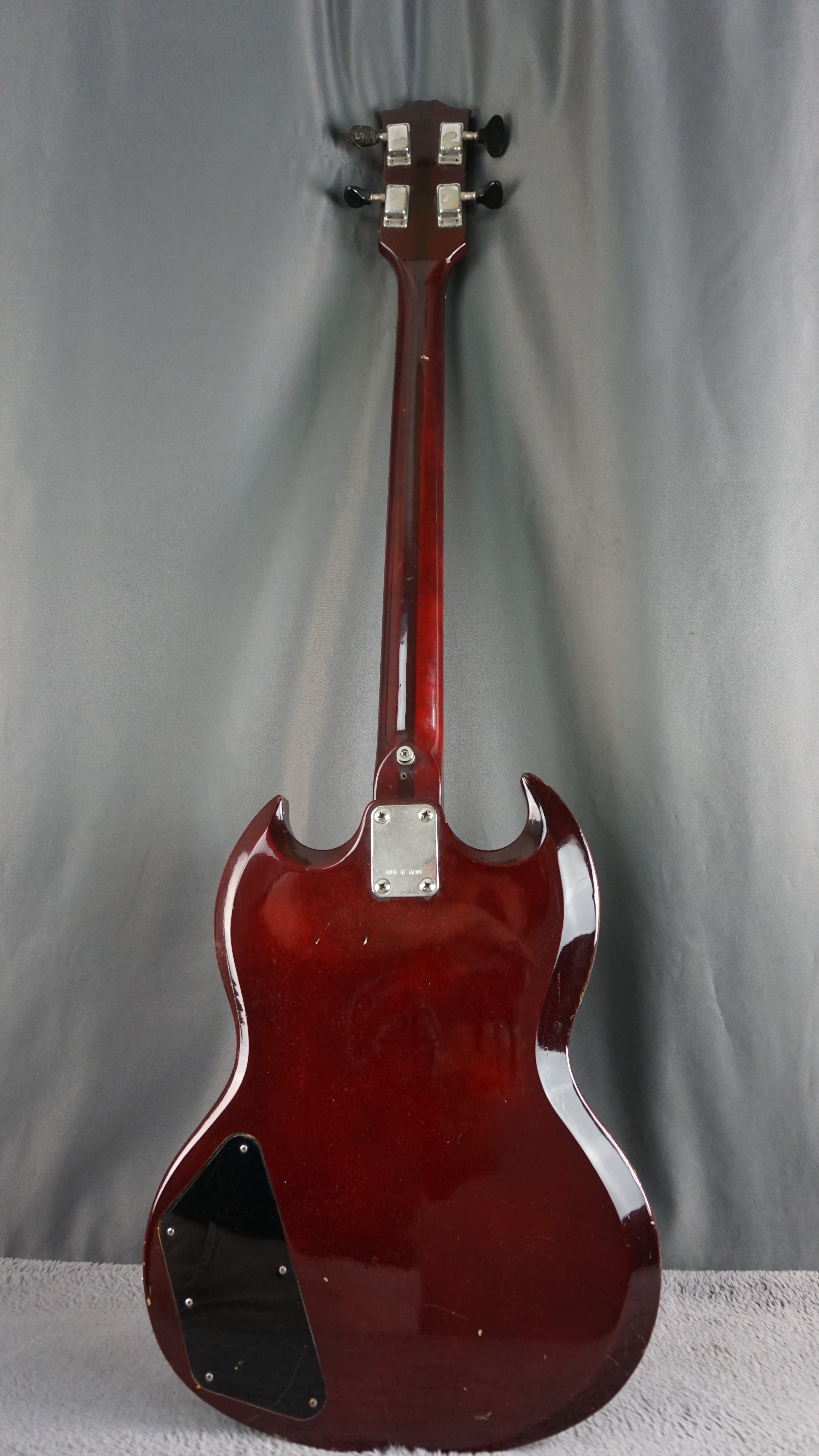Greco SG-Style Bass MIJ Cherry Red Vintage Short Scale Bass Guitar