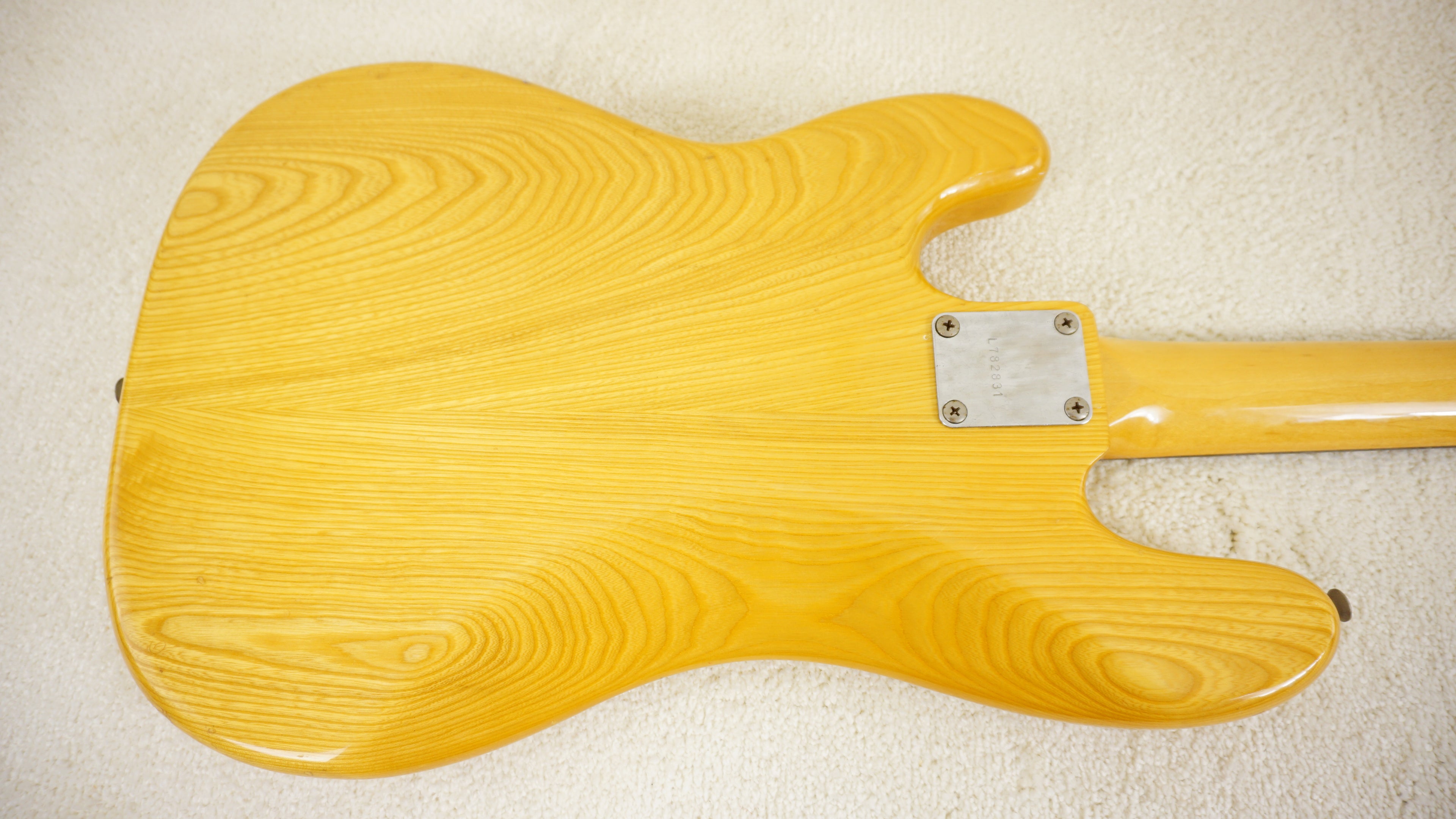Greco Mercury Bass Vintage MIJ Electric Bass Natural Ash 1978 w/ Hard Case