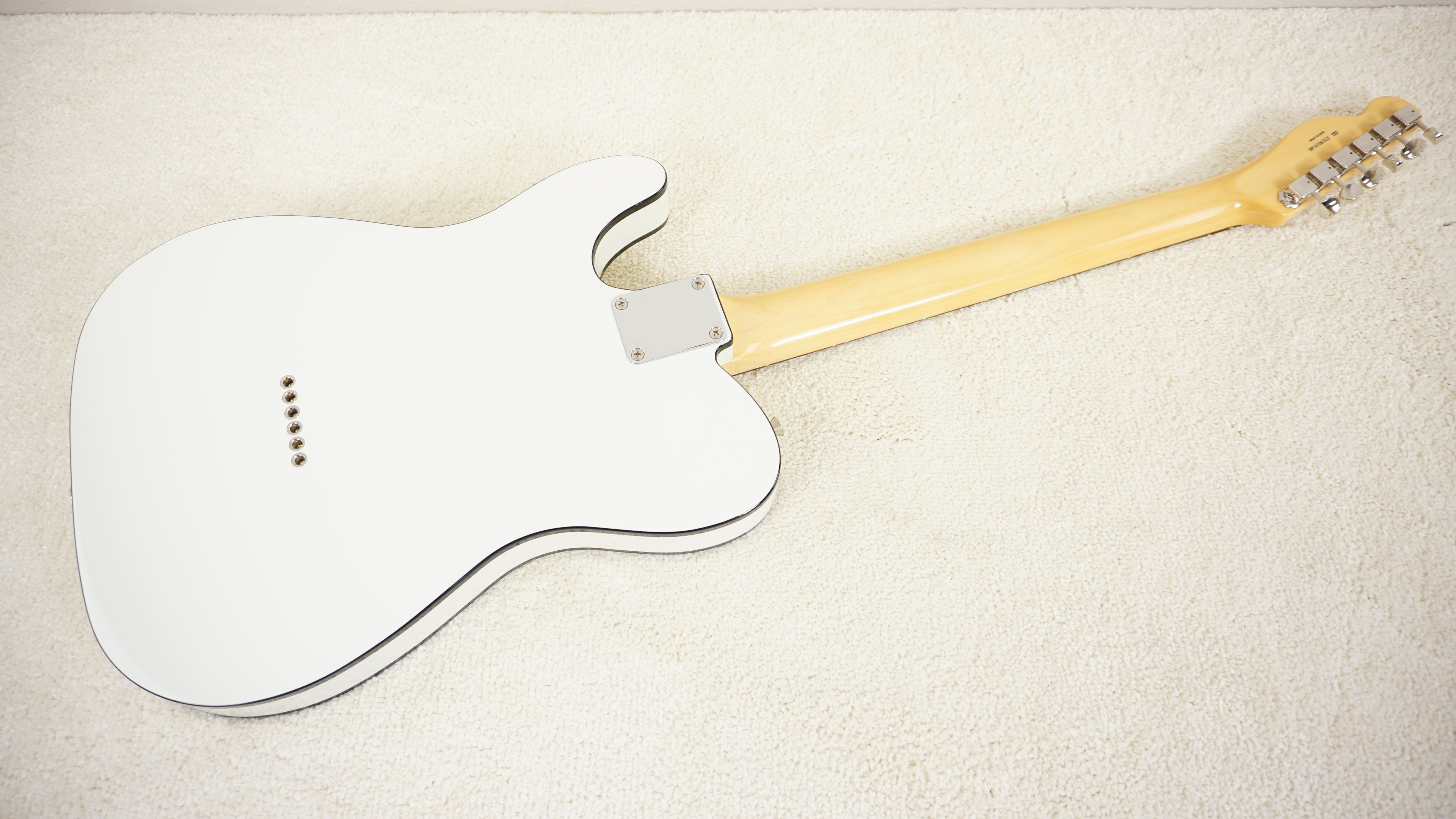 Fender FSR Traditional II 60s Telecaster Custom RW 2025 Olympic White w/ Black Binding MIJ