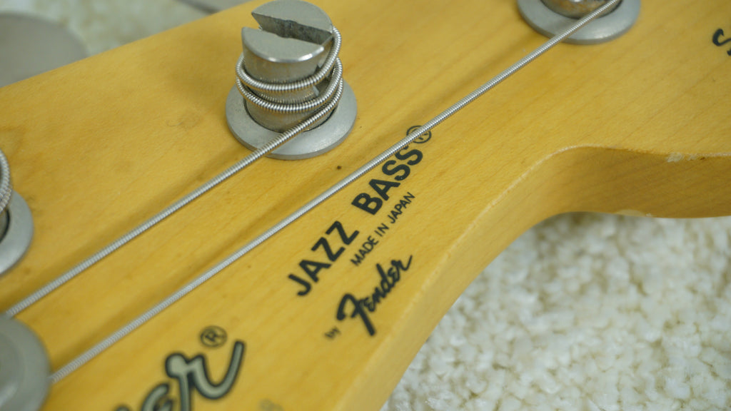 1993 Squier Silver Series Jazz Bass MIJ 3-Tone Sunburst Fujigen Japan