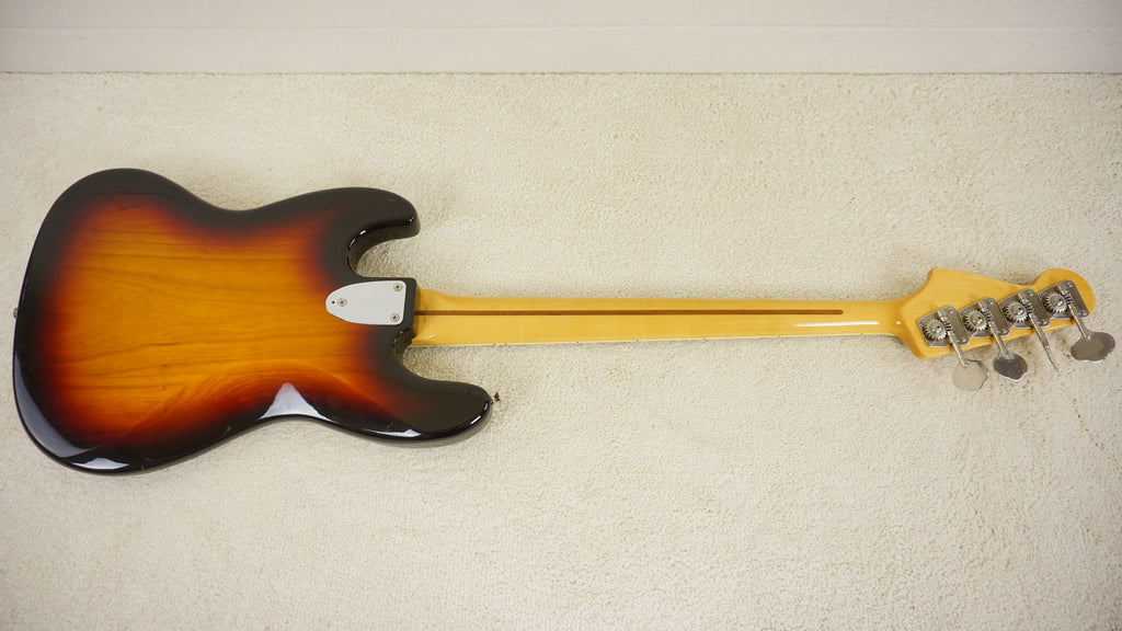 Fender Japan JB-75 Jazz Bass w/ Badass II Bridge – 3-Tone Sunburst 02-04