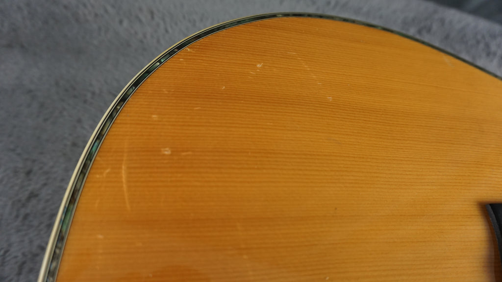 Morris W-35 Vintage MIJ Dreadnought Acoustic Guitar w/ Hard Case