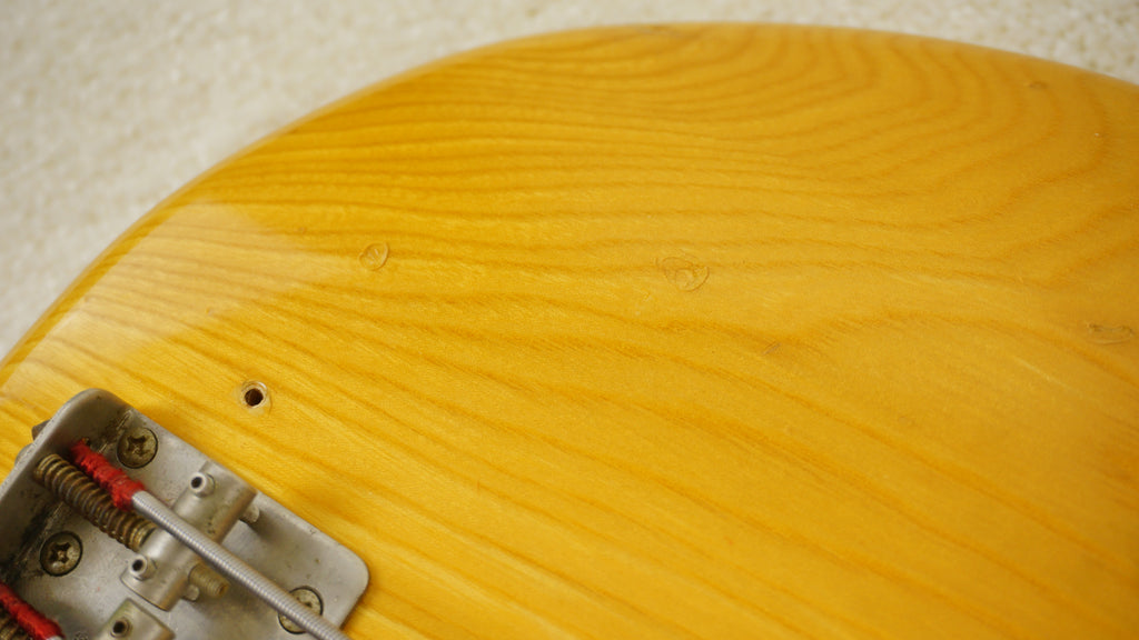 Greco Mercury Bass Vintage MIJ Electric Bass Natural Ash 1978 w/ Hard Case