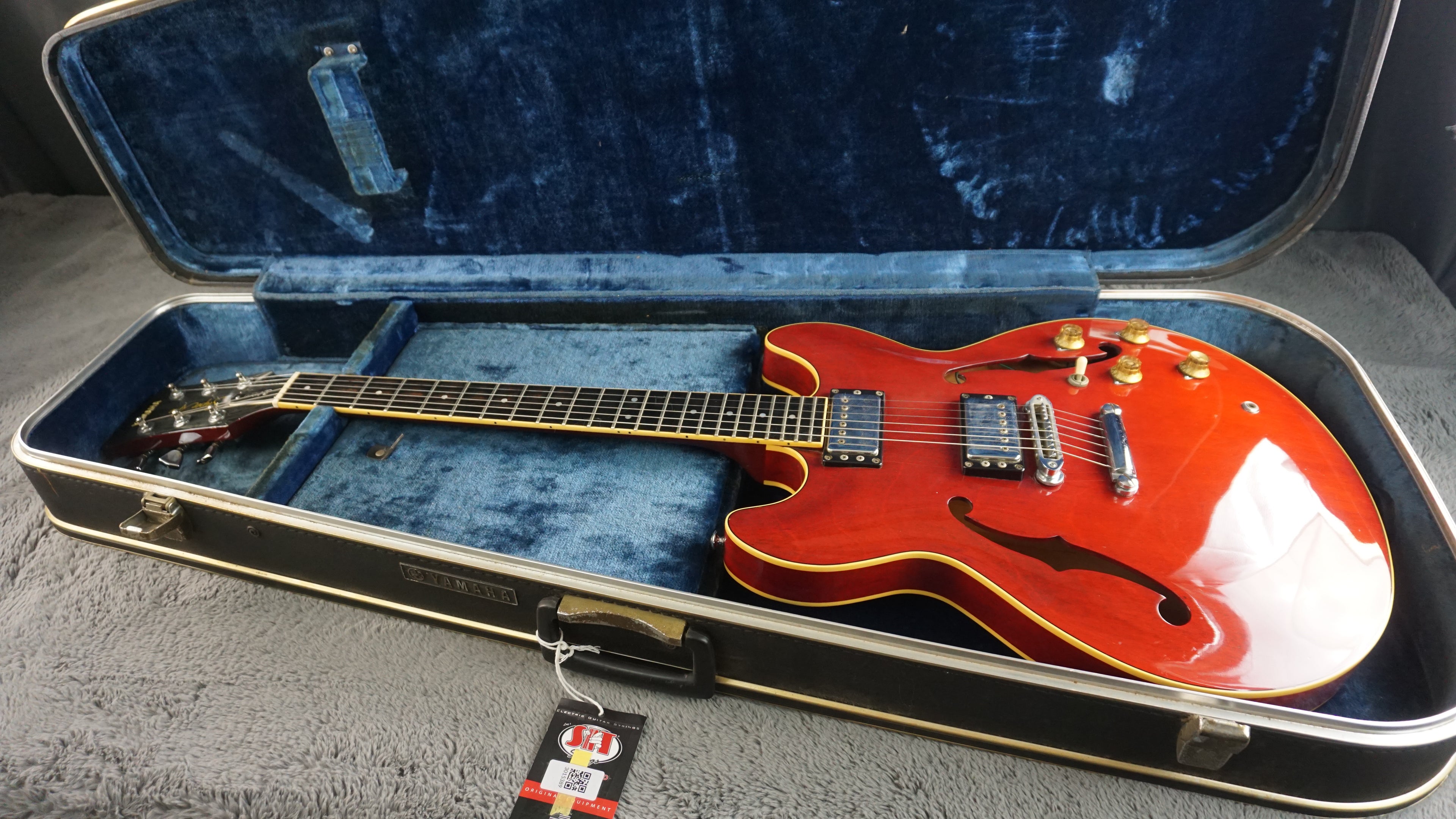 Yamaha Super Axe SA1000 Semi-Hollow Electric Guitar Cherry Red MIJ 1978 w/ OHSC