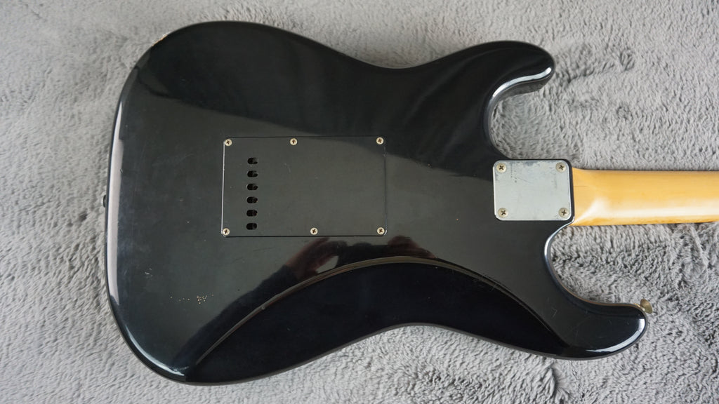 Greco Super Power HSS Strat Style MIJ Electric Guitar Black 1980s Japan