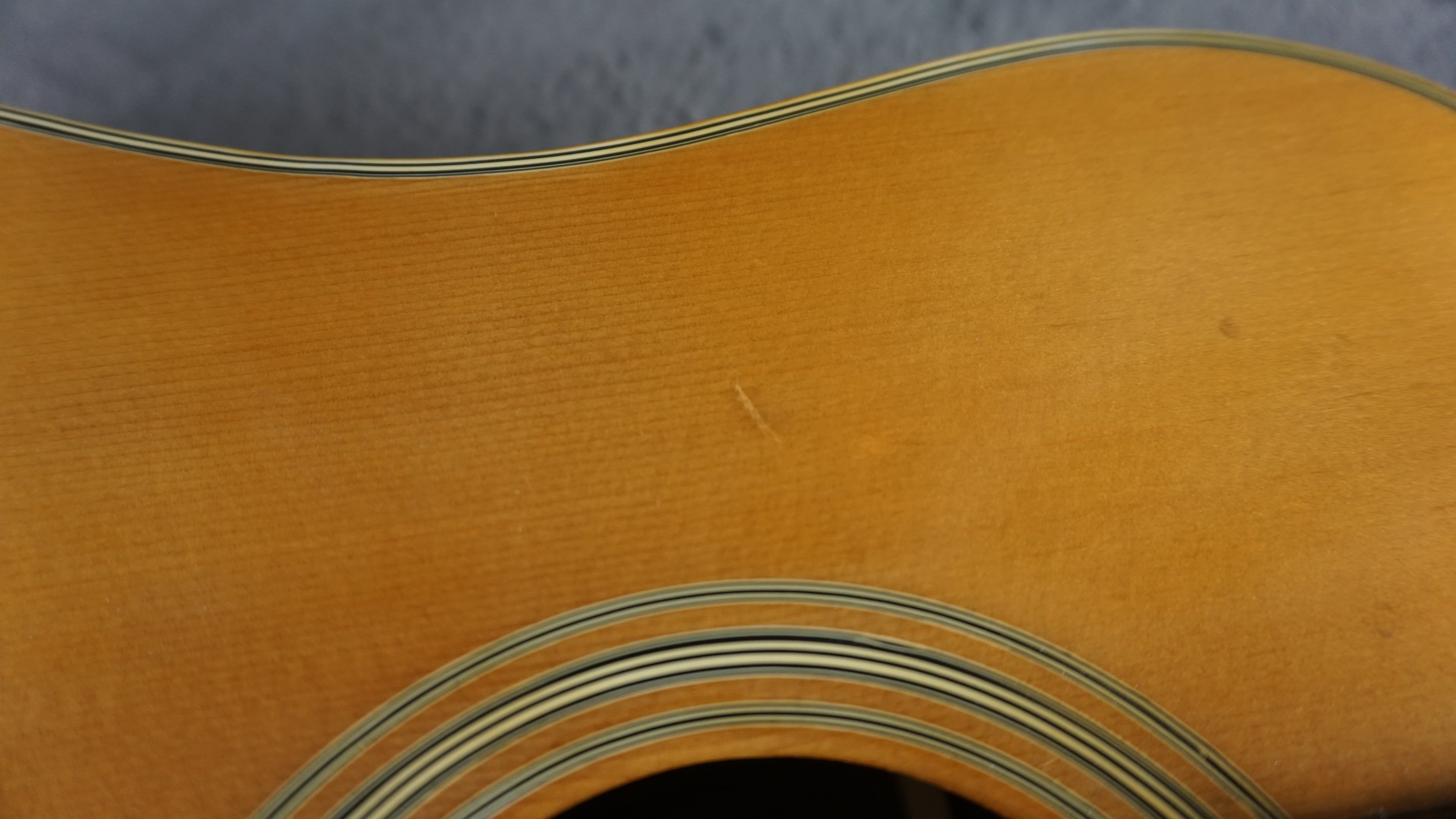 Vintage Jumbo 12-String Acoustic Guitar Japan Made w/ Hard Case