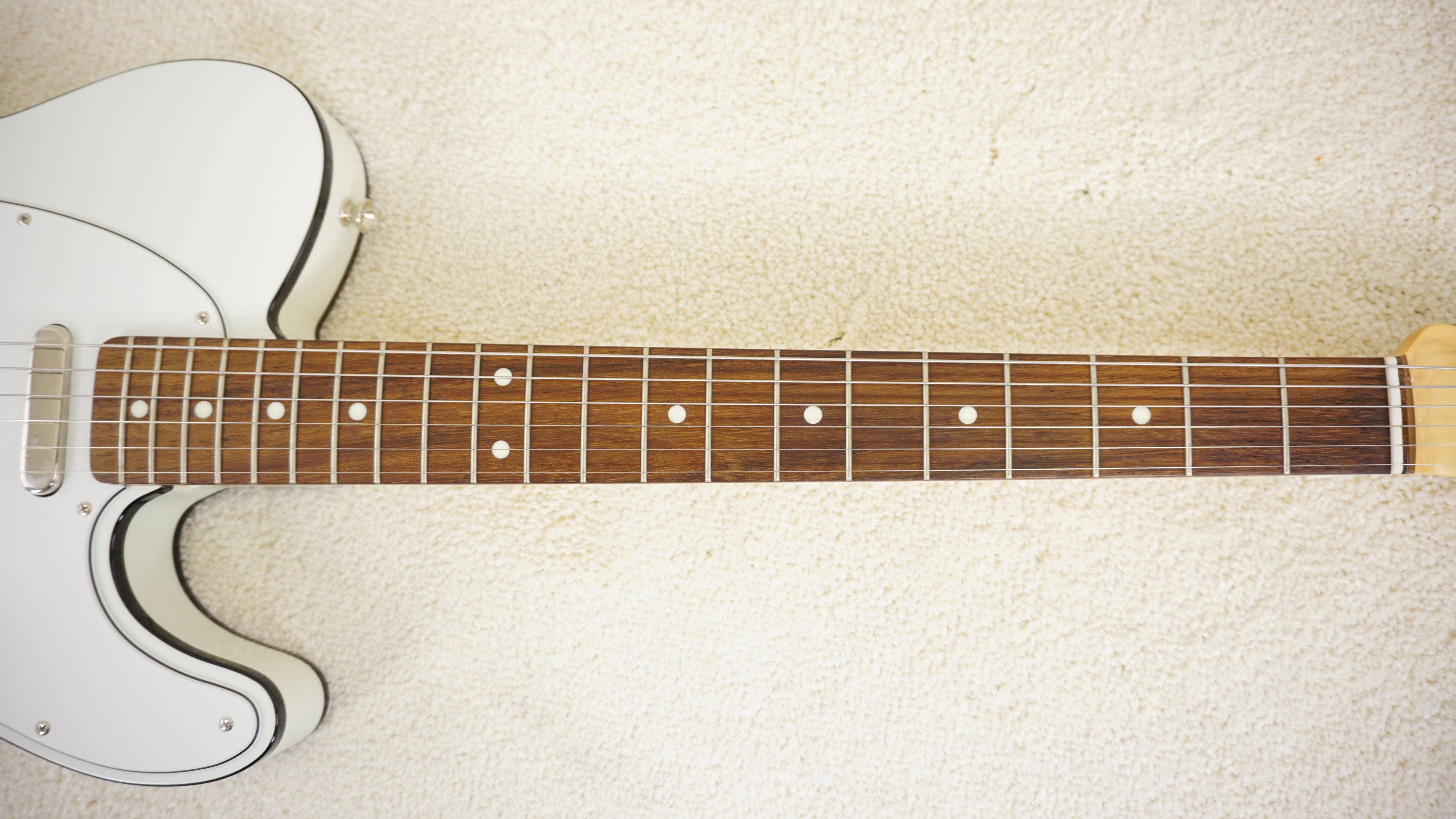 Fender FSR Traditional II 60s Telecaster Custom RW 2025 Olympic White w/ Black Binding MIJ
