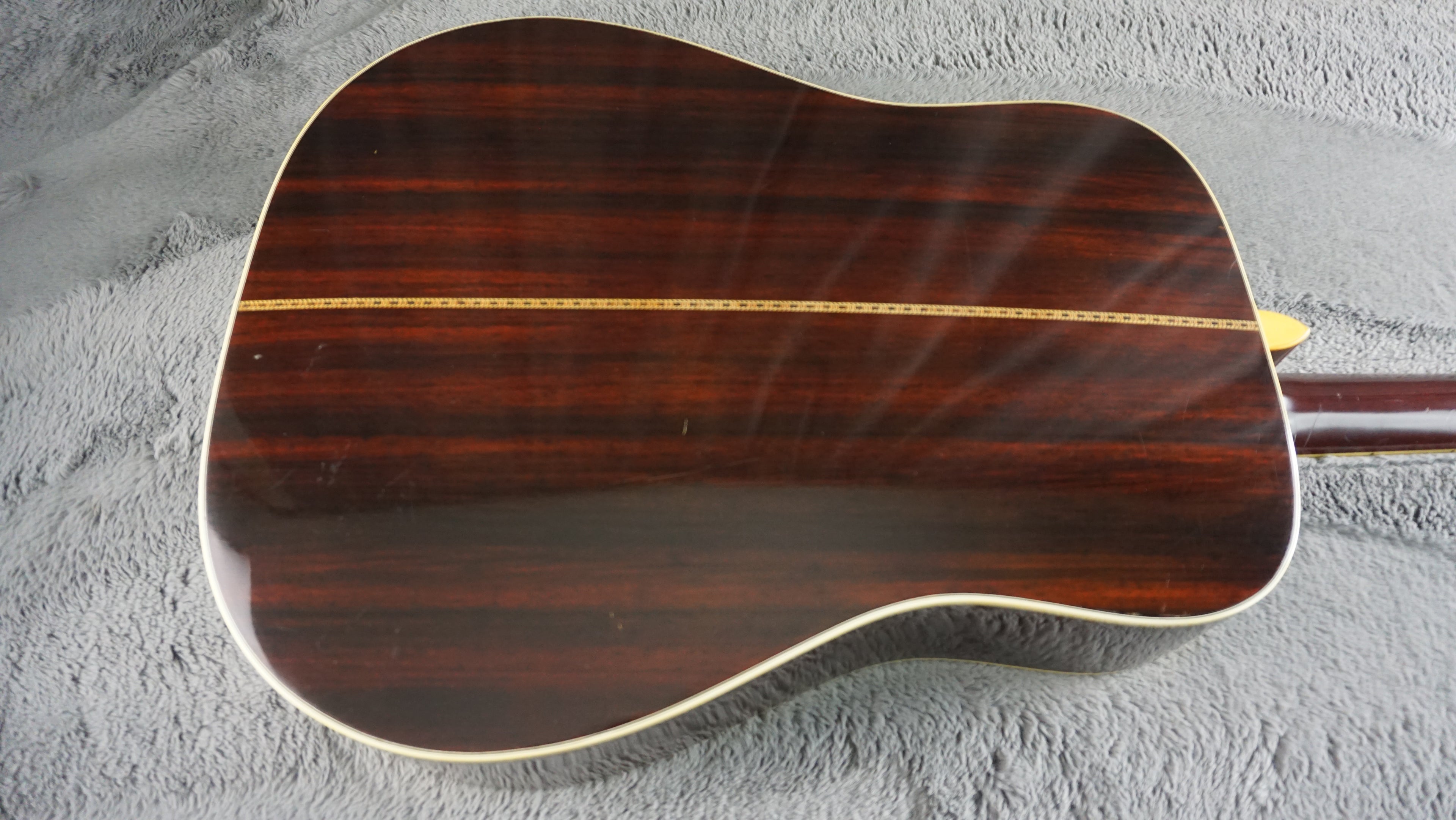 Three S W-300D Vintage Japanese Dreadnought Acoustic Guitar w/ OHSC Nagoya Japan