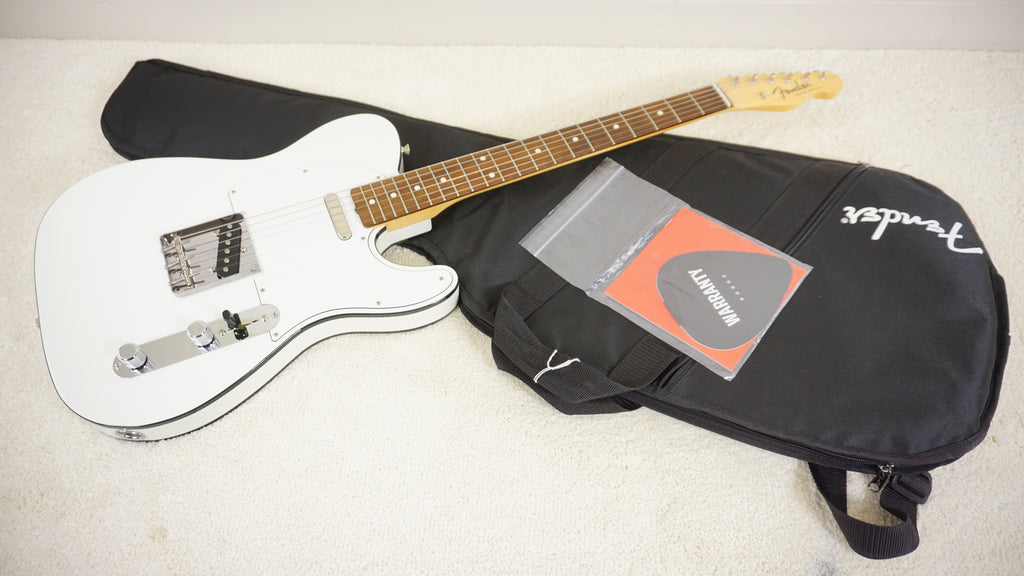 Fender FSR Traditional II 60s Telecaster Custom RW 2025 Olympic White w/ Black Binding MIJ