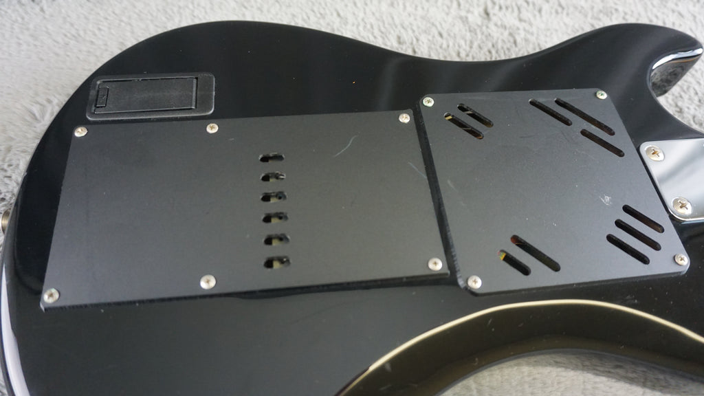 Marine Rider Mosrite Ventures Model with Built In Amp Black