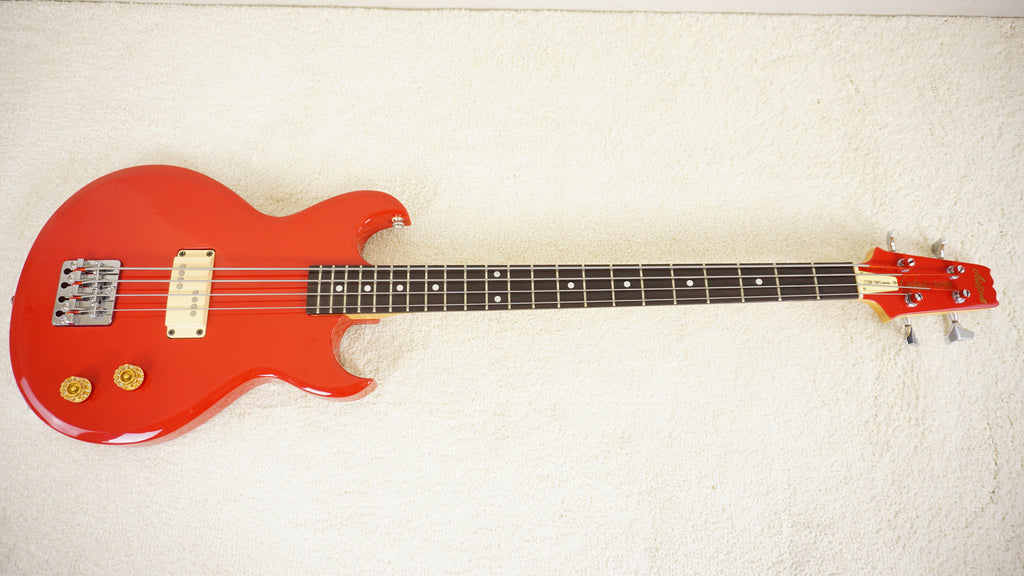 1982 Aria Pro II CSB-380 Cardinal Series Bass Red MIJ