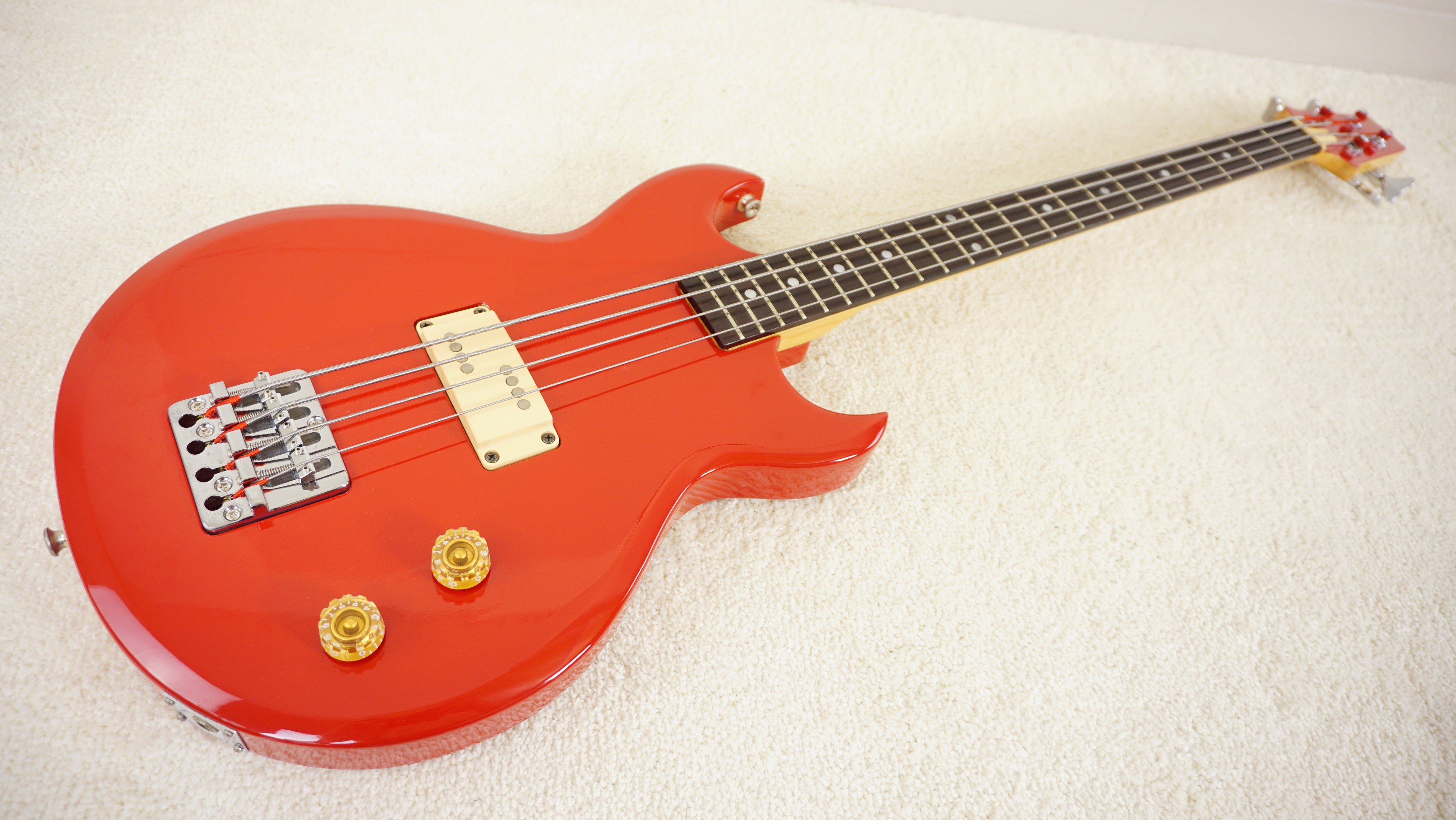 1982 Aria Pro II CSB-380 Cardinal Series Bass Red MIJ