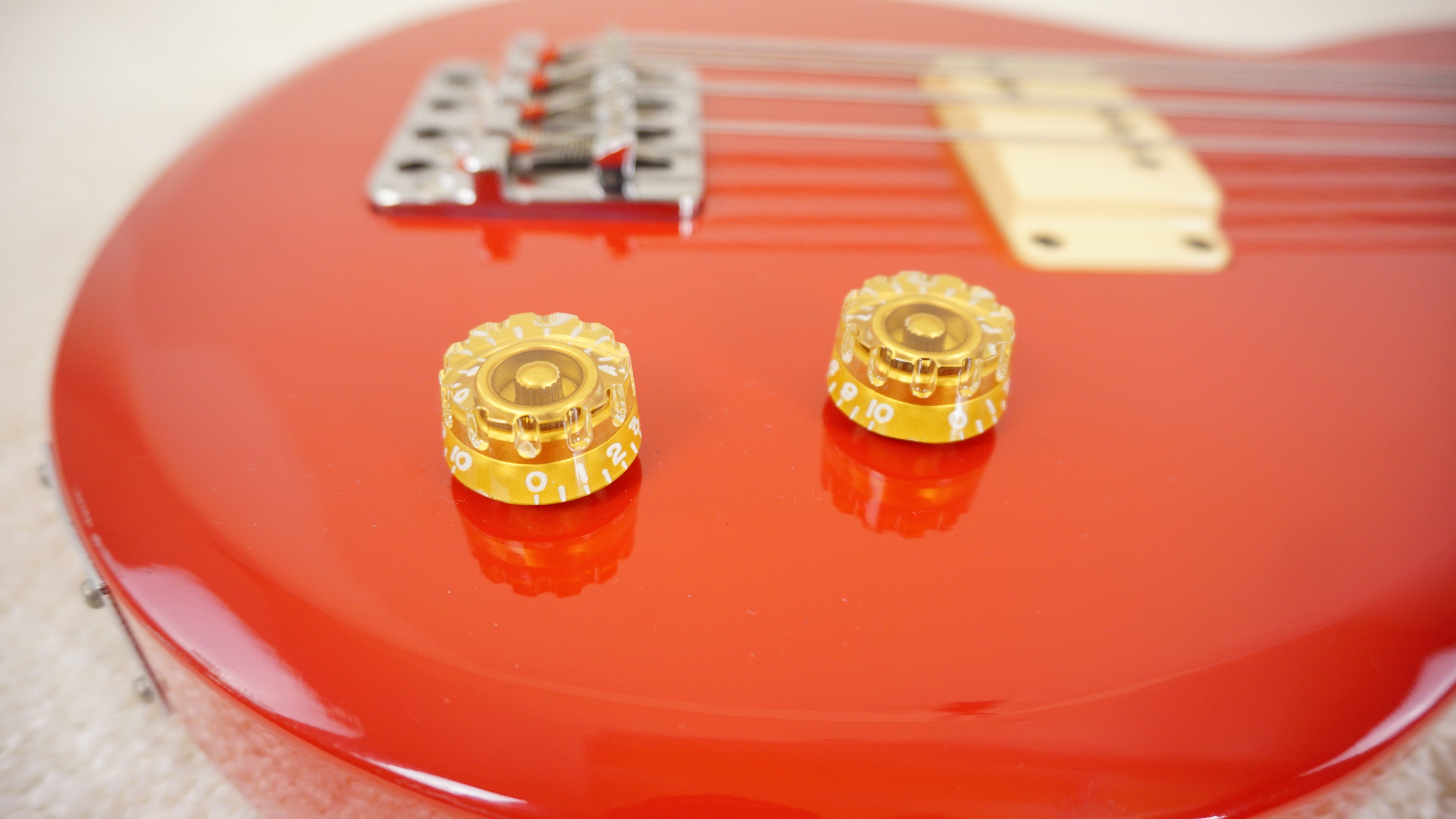 1982 Aria Pro II CSB-380 Cardinal Series Bass Red MIJ