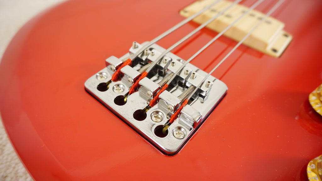 1982 Aria Pro II CSB-380 Cardinal Series Bass Red MIJ