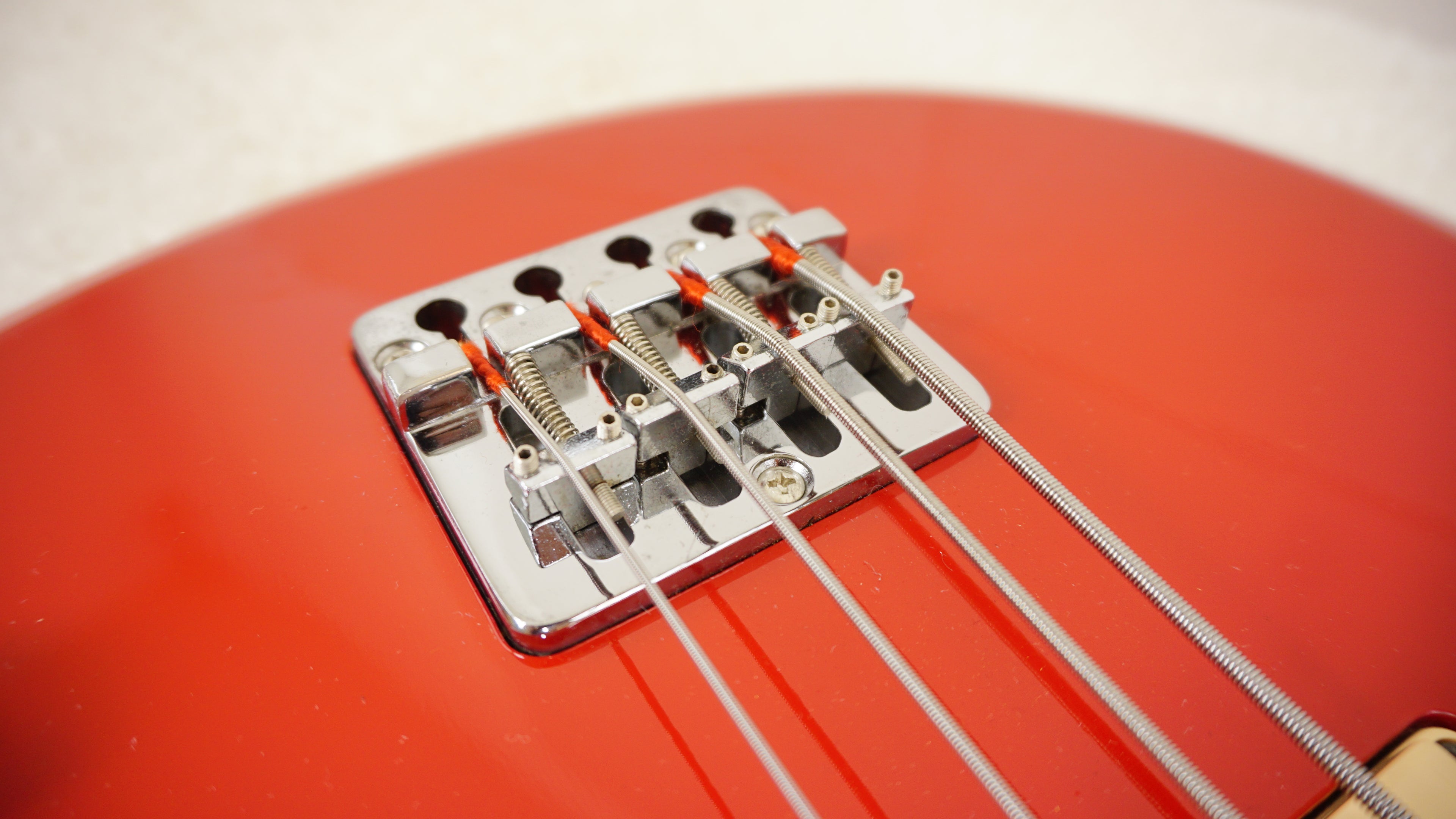 1982 Aria Pro II CSB-380 Cardinal Series Bass Red MIJ