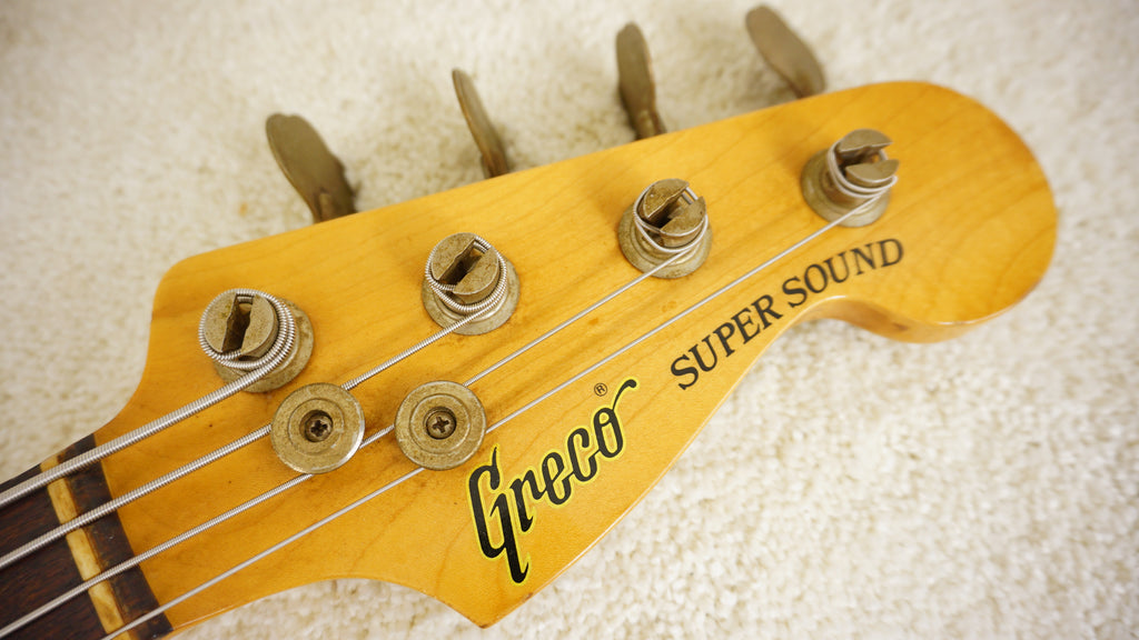 1980 Greco Super Sound Fretless Bass MIJ 3-Tone Sunburst