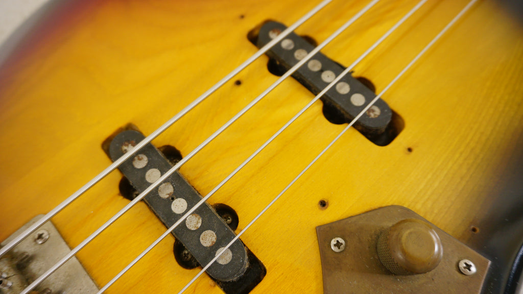 1980 Greco Super Sound Fretless Bass MIJ 3-Tone Sunburst